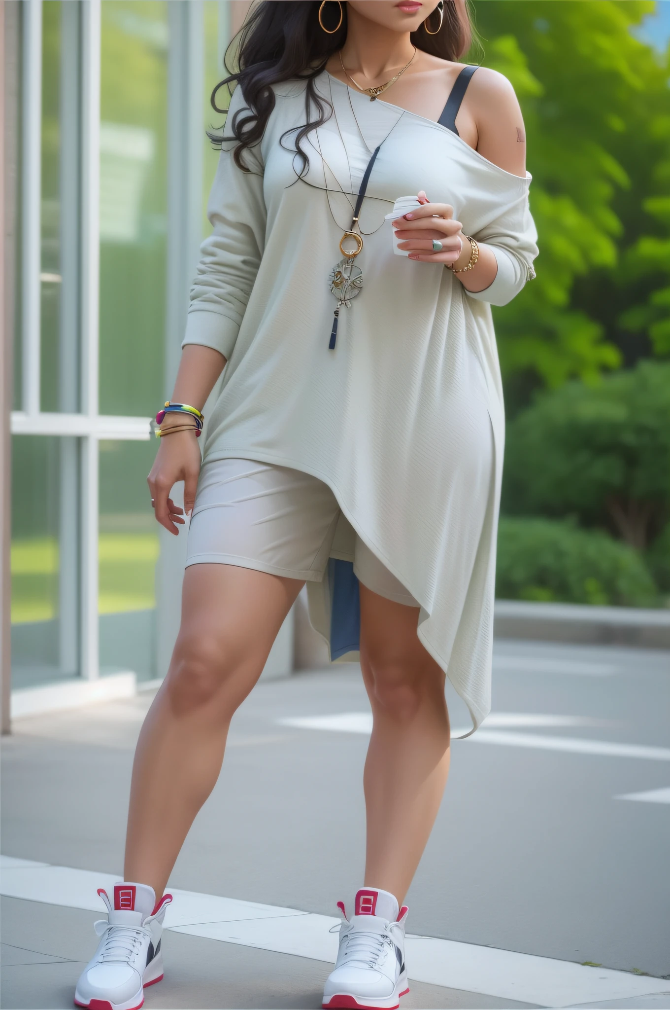 Redesign of clothes, designed according to the popular elements of European and American fashion in 2023 --auto --s2
