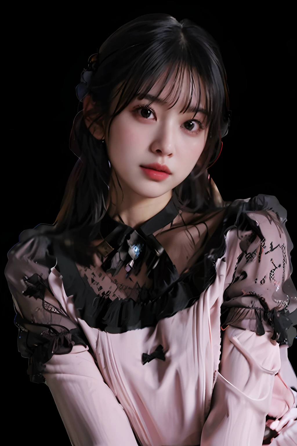 best quality, masterpiece, ultra high res, 8K, raw, (photo realistic:1.4), sharp focus, 1 girl, (detailed background:1.5),