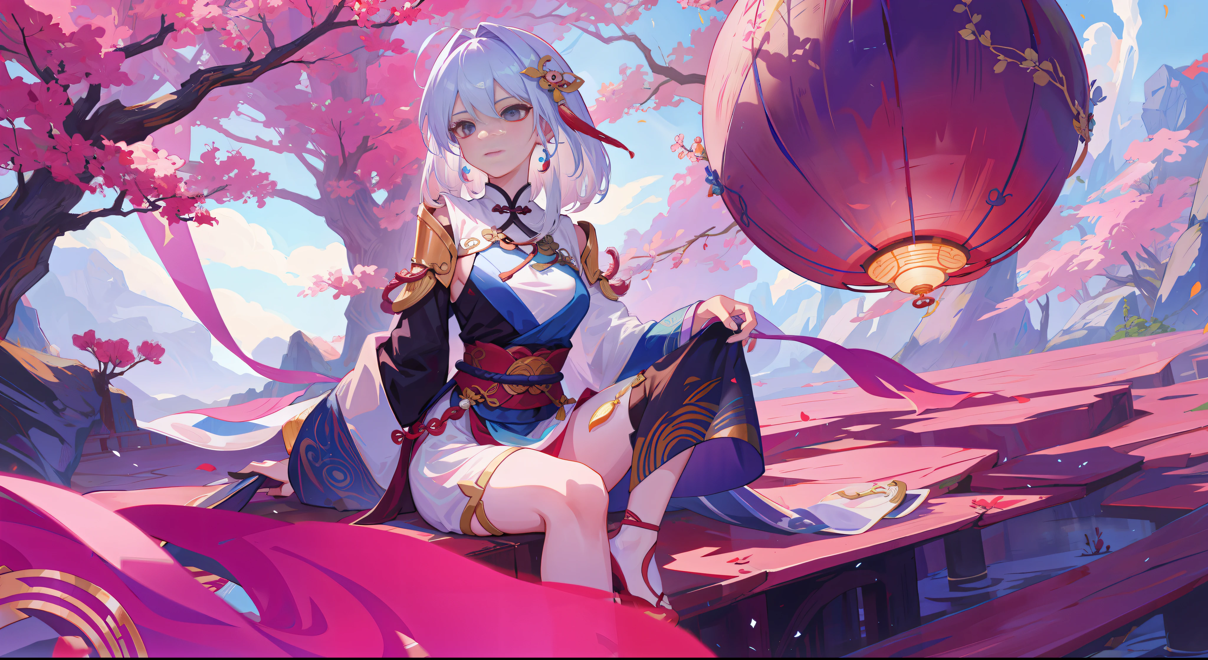 Xianxia, white hair