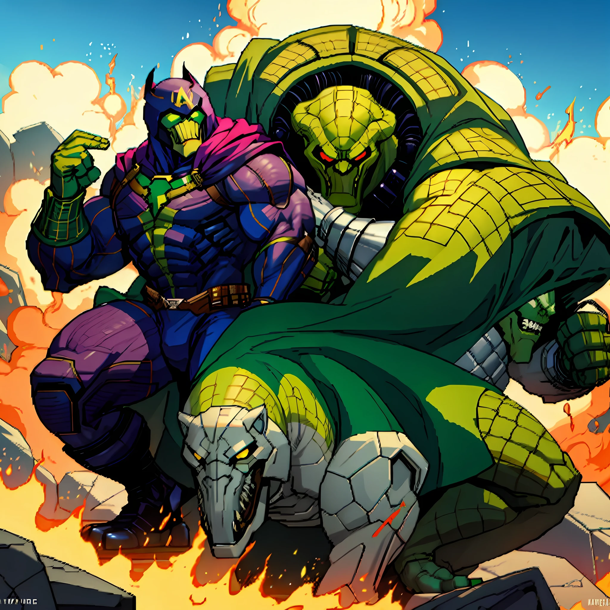 Dr.doom vs Kang based on the Marvel films