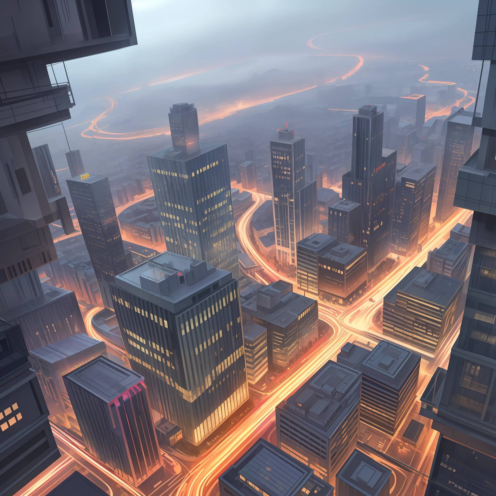 zoom up, 1girl, ray tracing, dynamic lighting, city scape