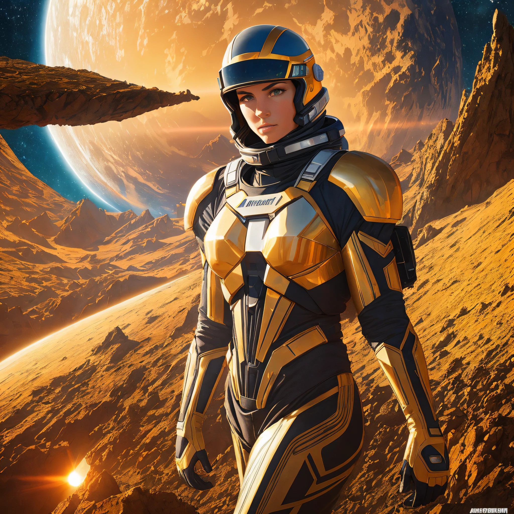 Ashley Willerton style of Interstellar Hub, Golden Hour, Hazy, masterpiece, trending on artstation --auto --s2