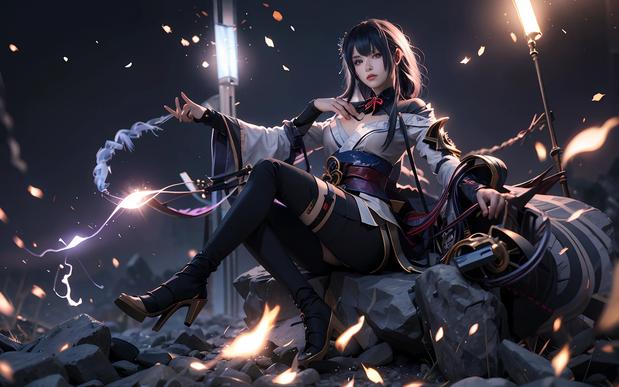 Best quality, girl, sexy body, official art, Unity 8K wallpaper, very detailed, beautiful and beautiful, professional lighting, 1.4G lens shot in AF-S nikkor 58mm f/, top shadow,)