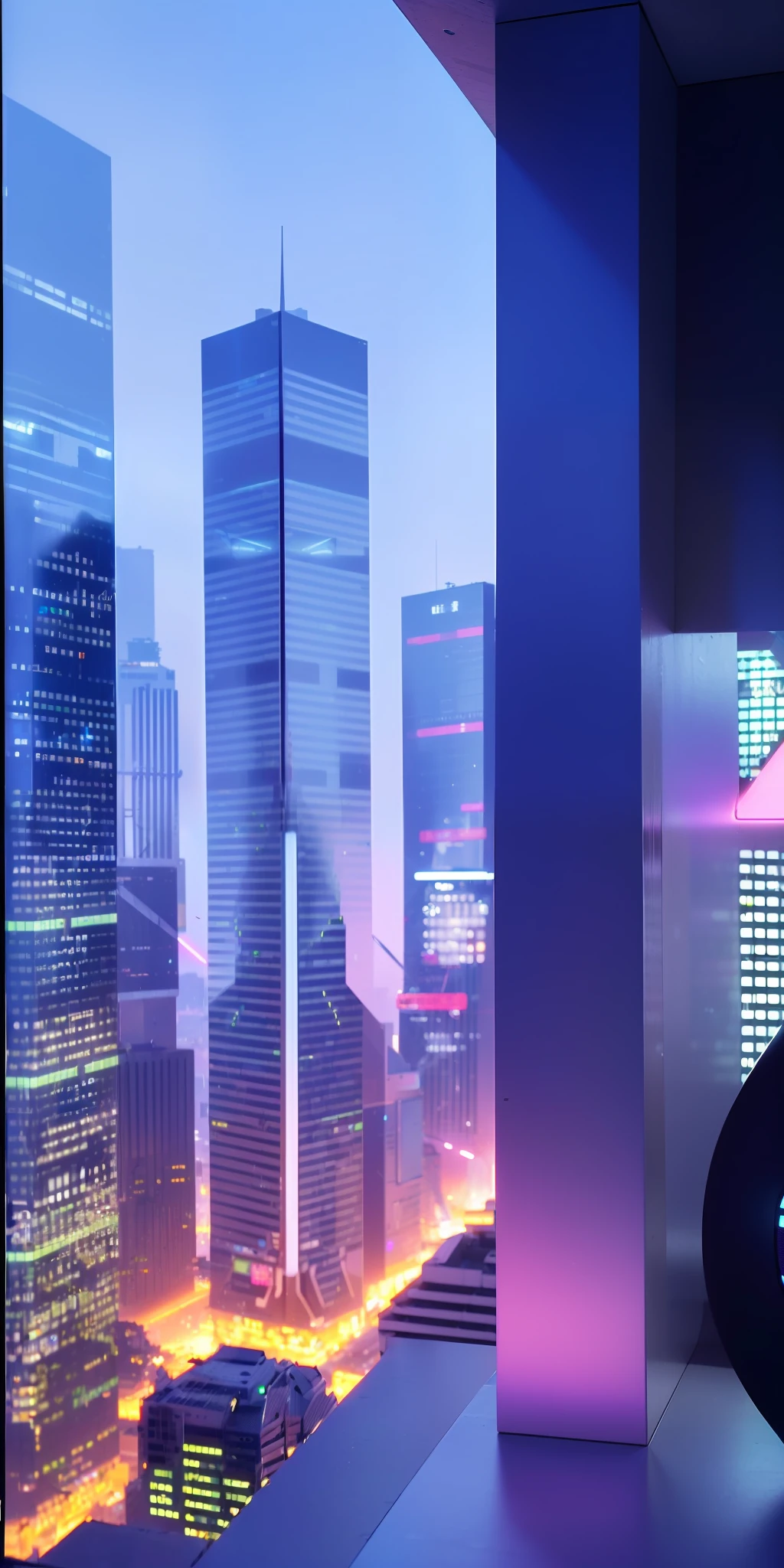 city,buiding, (cyberpunk:1.4), best quality, ultra high res, (photorealistic:1.4), ((masterpiece)),((best quality)),((high detial)),((realistic,)) ,(masterpiece,best quality), 电影视角,夸张视角,未来感