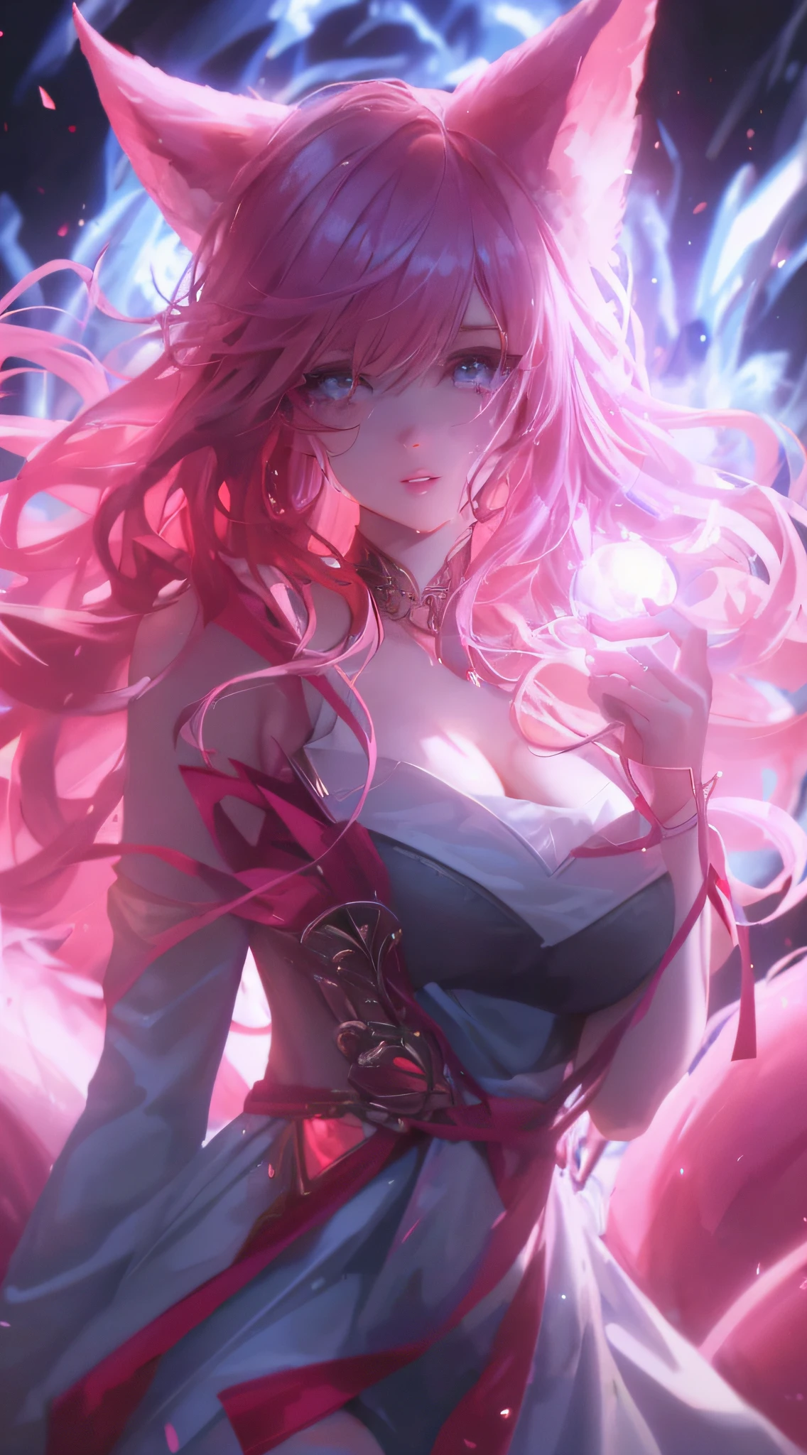 8k, RAW, best quality, super high resolution, 1girl, portrait, close up, short hair, perfectly illuminated, bangs, standing, ((closed lips)), glowing tears, glowing eyes, heartbroken innocent face,
,akinav1, --auto --s2