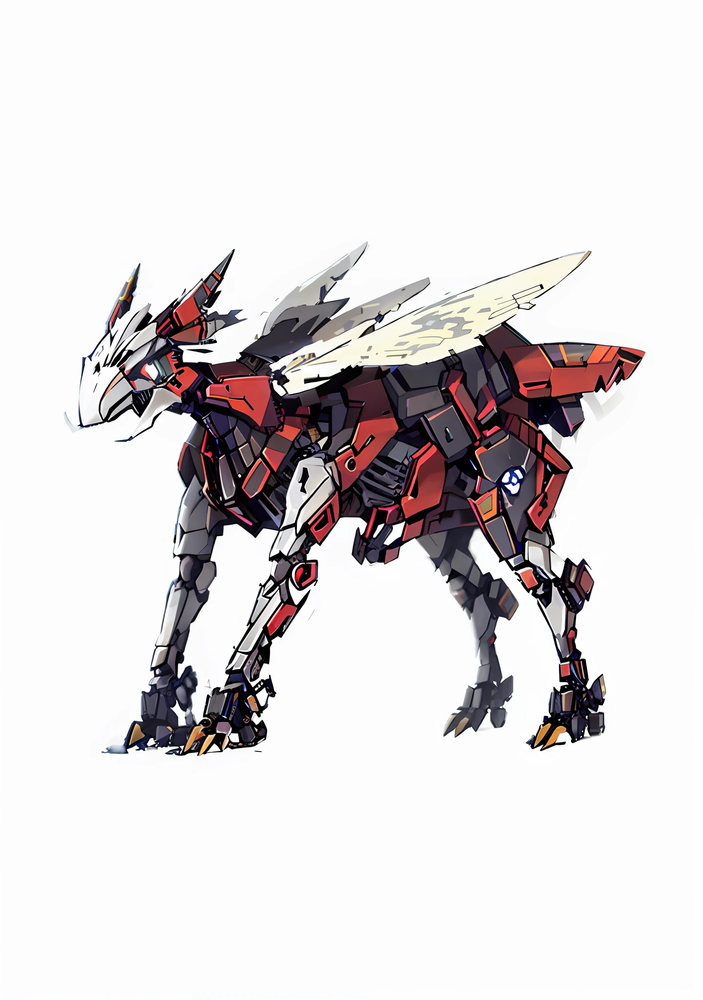 Mechanical creatures, antelopes, wisdom, AI, lightness, agility, grace, machine, industry, sheep, nanotechnology, mecha, mechanical, ingenious, exquisite