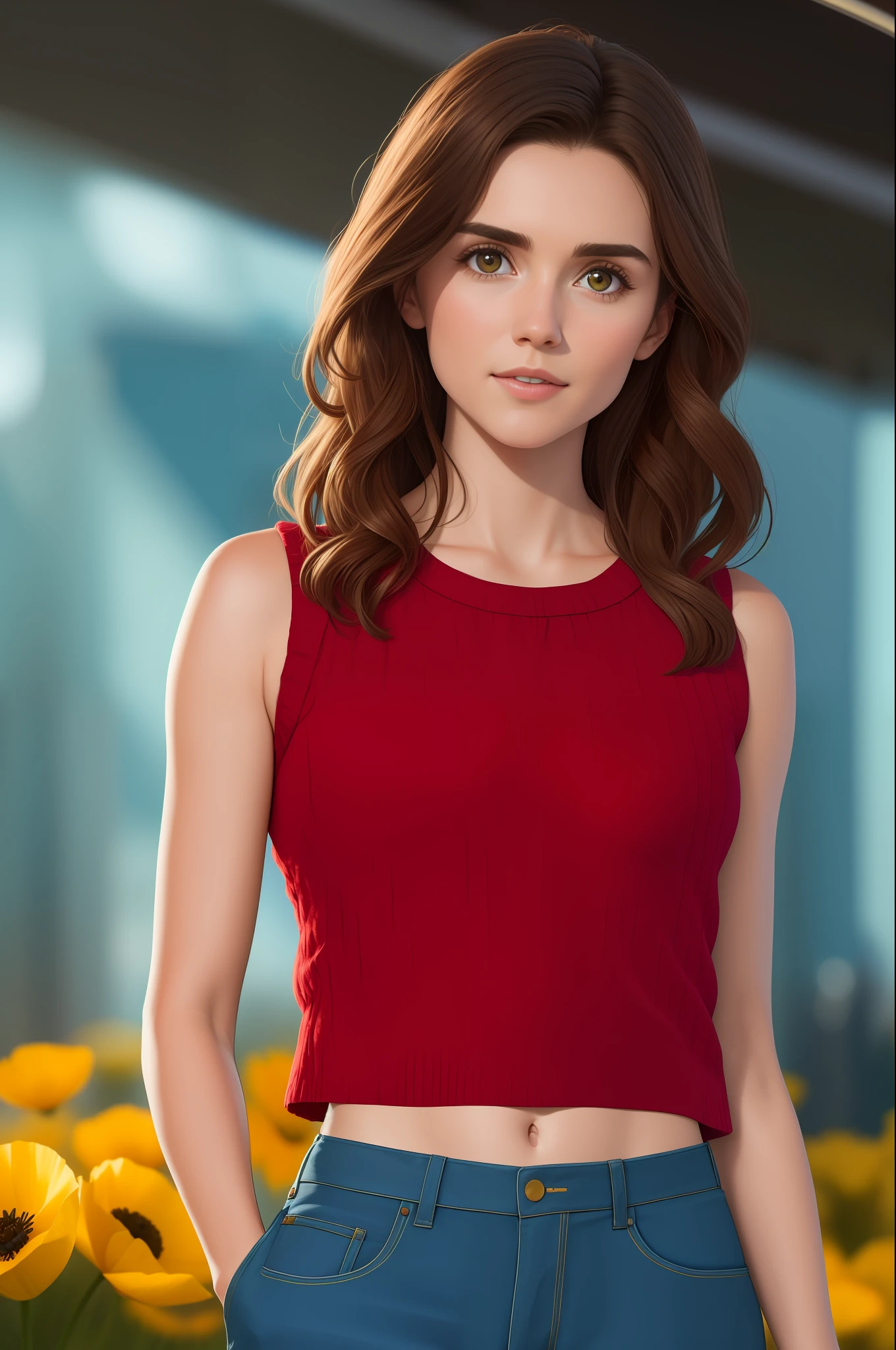 "(8k, 4k, best quality, highres, ultra high res:1.1), (masterpiece, realistic, photo-realistic:1.1), 1girl, Poppy Drayton as Kitty Pryde of the x-men."