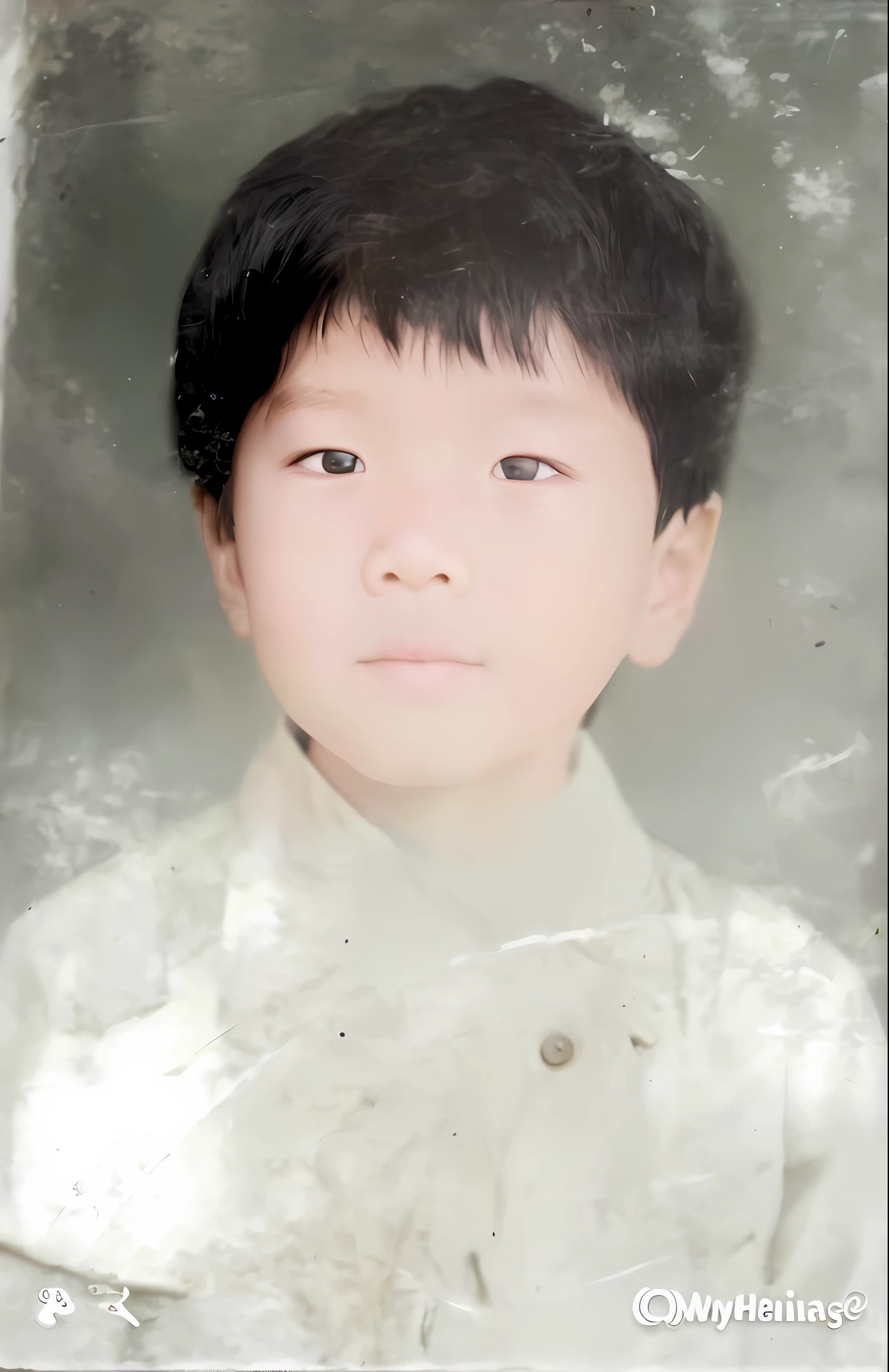 Alafard photo of a boy in a white shirt and black hair, Cheng Yanjun, Ruan Jian, inspired by Zhang Kechun, Thawan duchanee, Shen Mingchen, Ren Hao, Yan, Pan Renwei, Bao Fan, Wang Wei, Wu Liu