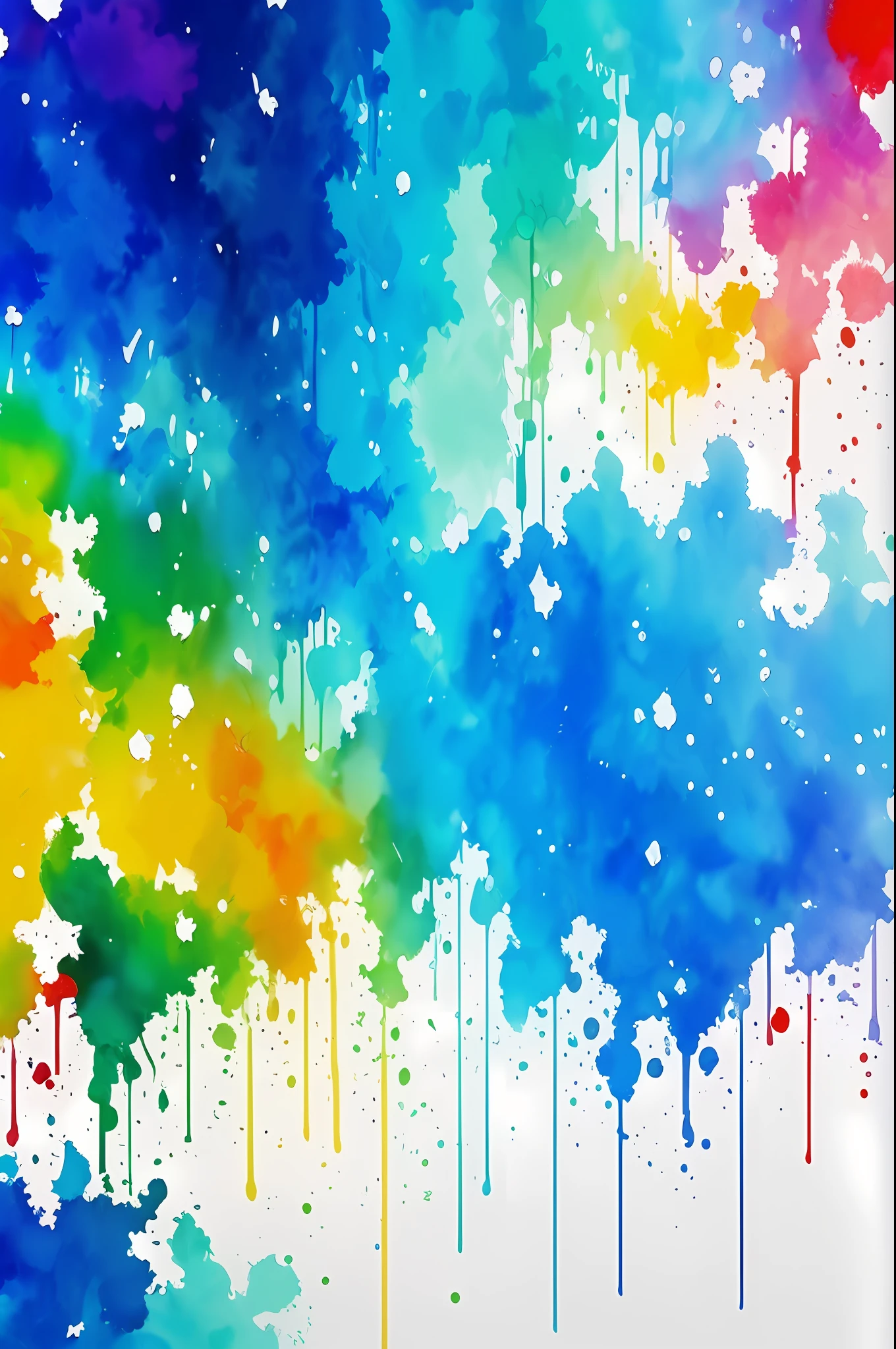 (Best quality, 8k, Masterpiece :1.3, wallpaper:1.3), abstract, water color painting, messy splash, brush stroke, pale color