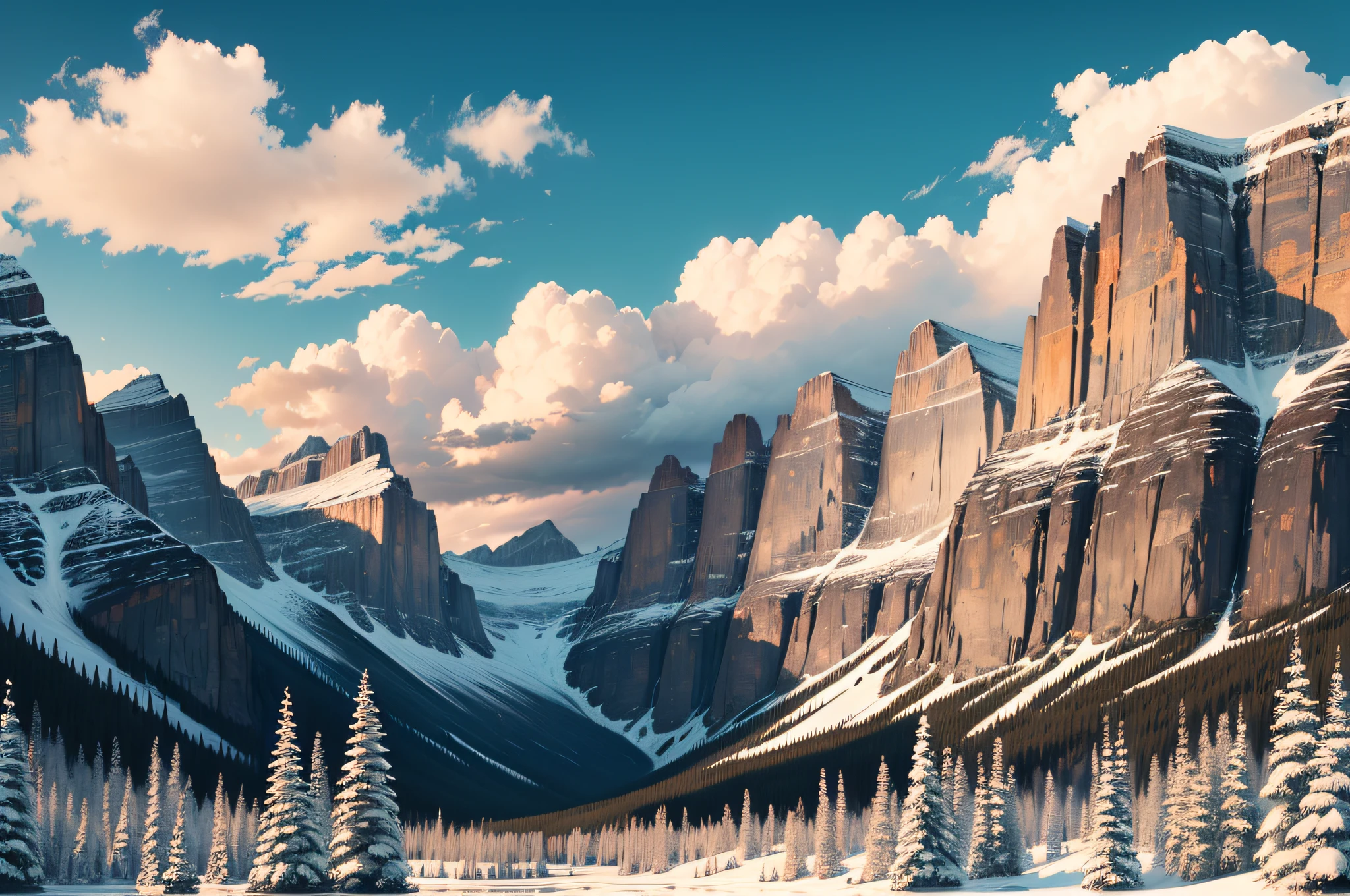 Three Sisters Mountains, Canmore, Alberta --auto --s2