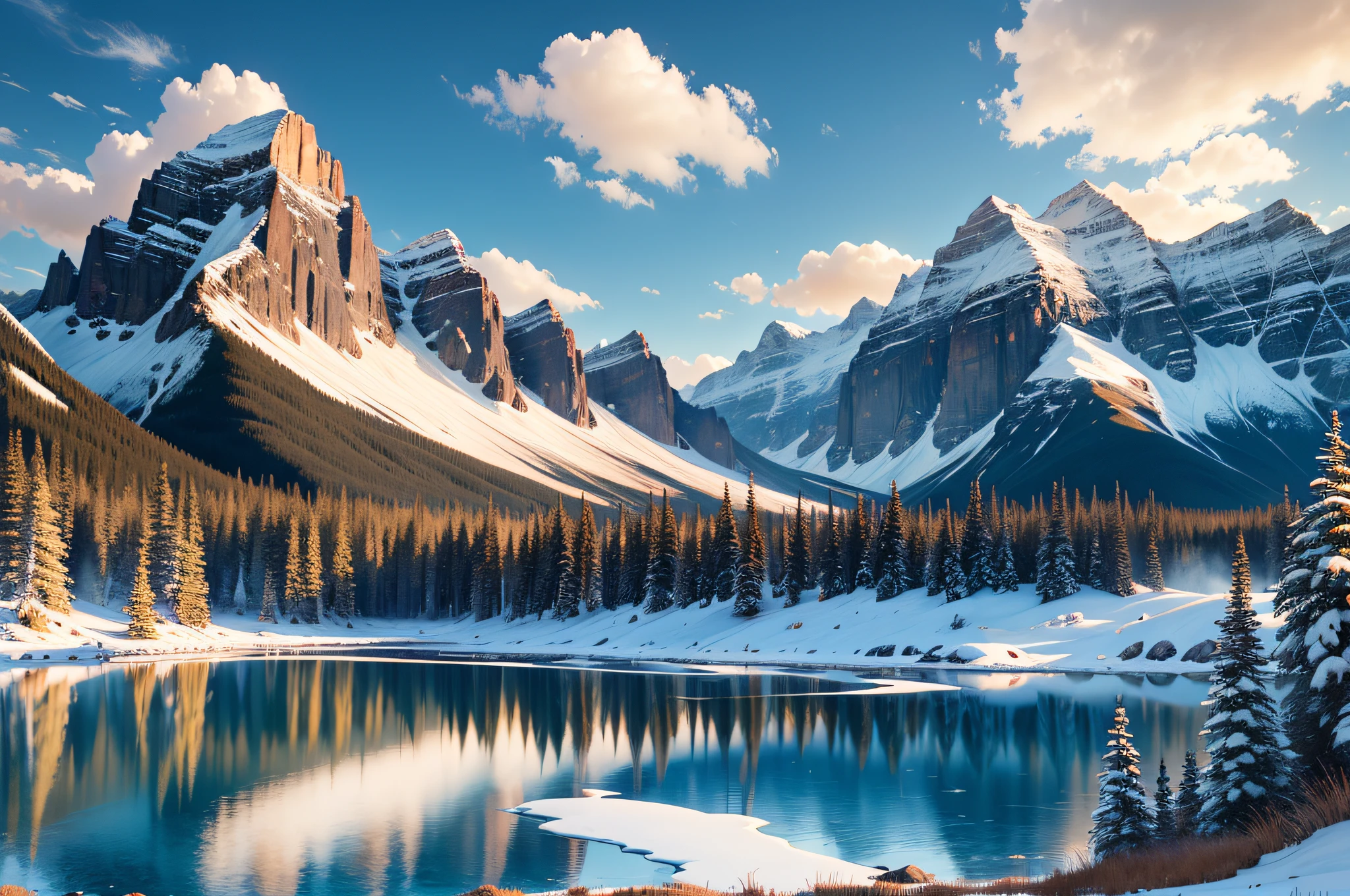 Three Sisters Mountains, Canmore, Alberta --auto --s2