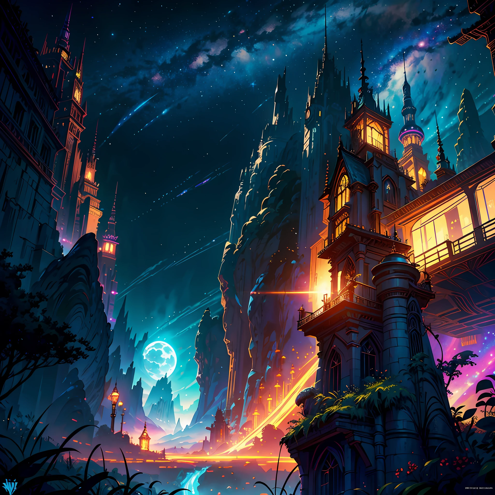 fantasy character illustration, street vender atomicpunk space city, regal refined realistic, detailed illustration, stargate space portal, majestic vista view, magic the gathering ringworld no man's sky artifacts, interstellar outer worlds, luminous sky, intricate complexity, pixar heavy metal, artgerm ilya kuvshinov art frahm robert crumb michael whelan mandy jurgens stephan martiniere magali villeneuveStyle: Photographic