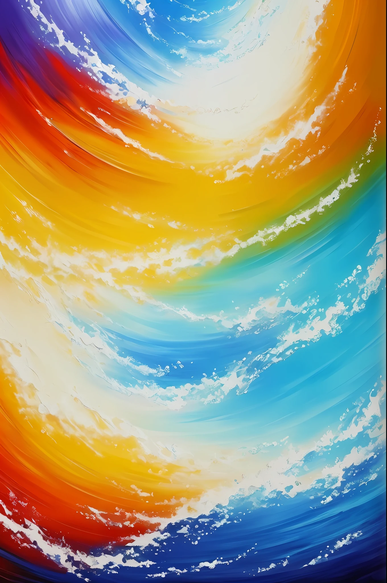 (Best quality, 8k, Masterpiece :1.3, wallpaper:1.3), abstract, oil painting, shape, geometrical, brush stroke, pale color