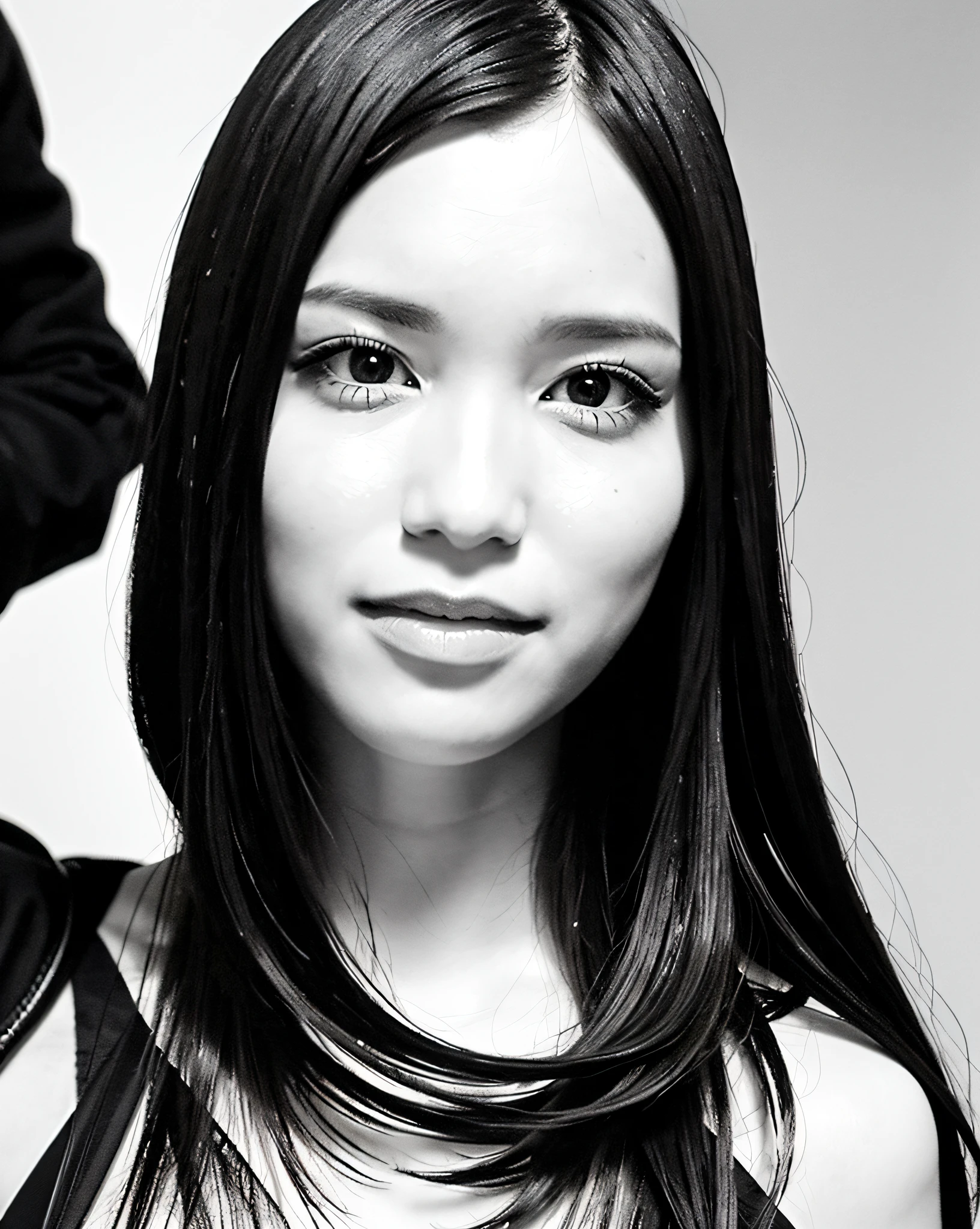 Top Quality, Photorealistic, 8K, High Resolution, Girl, 1 Girl, (Skin Dent), (Professional Lighting), (Portrait: 0.6), Gorgeous, (Bob Cut Hair: 1.2), Bangs, ((Viewer's Perspective: 1.5)), Photorealistic, (Bokeh), (Portrait: 0.6), (Dynamic Pose: 1.2), SFW, Nightwear