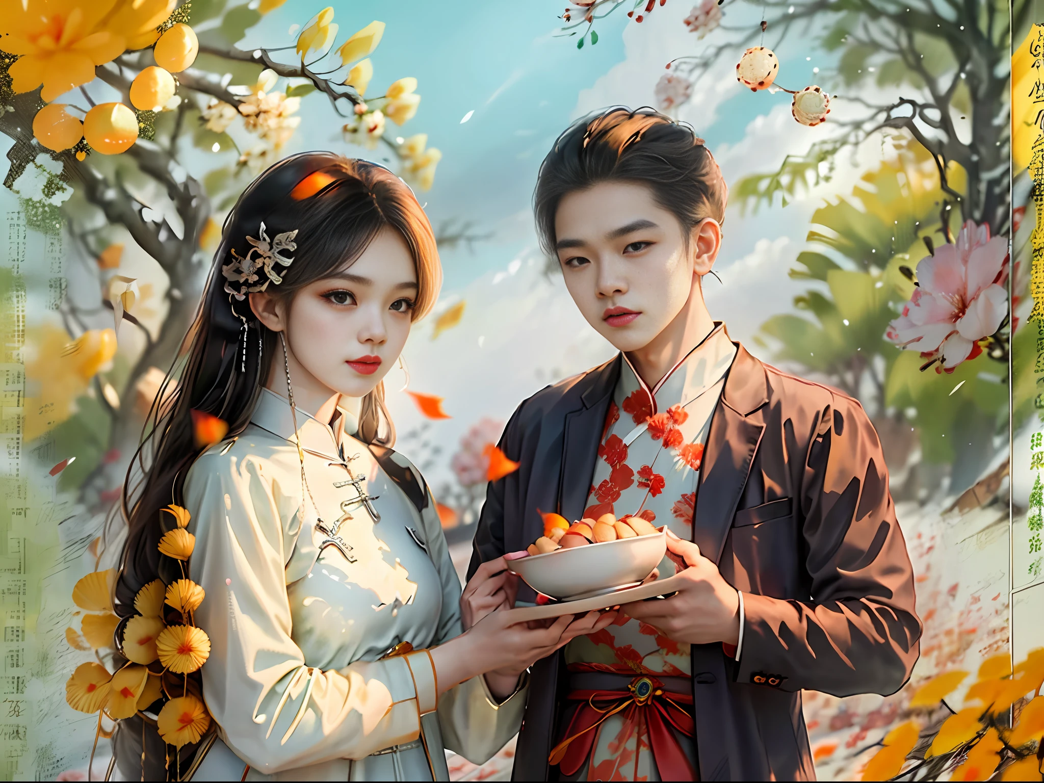 I was with Zhang Baichuan for two years, It's time to talk about marriage, This Mid-Autumn Festival, he prepared a generous gift to come to my house to raise his family., ccurate, 1080P, masterpiece, super detail, high quality