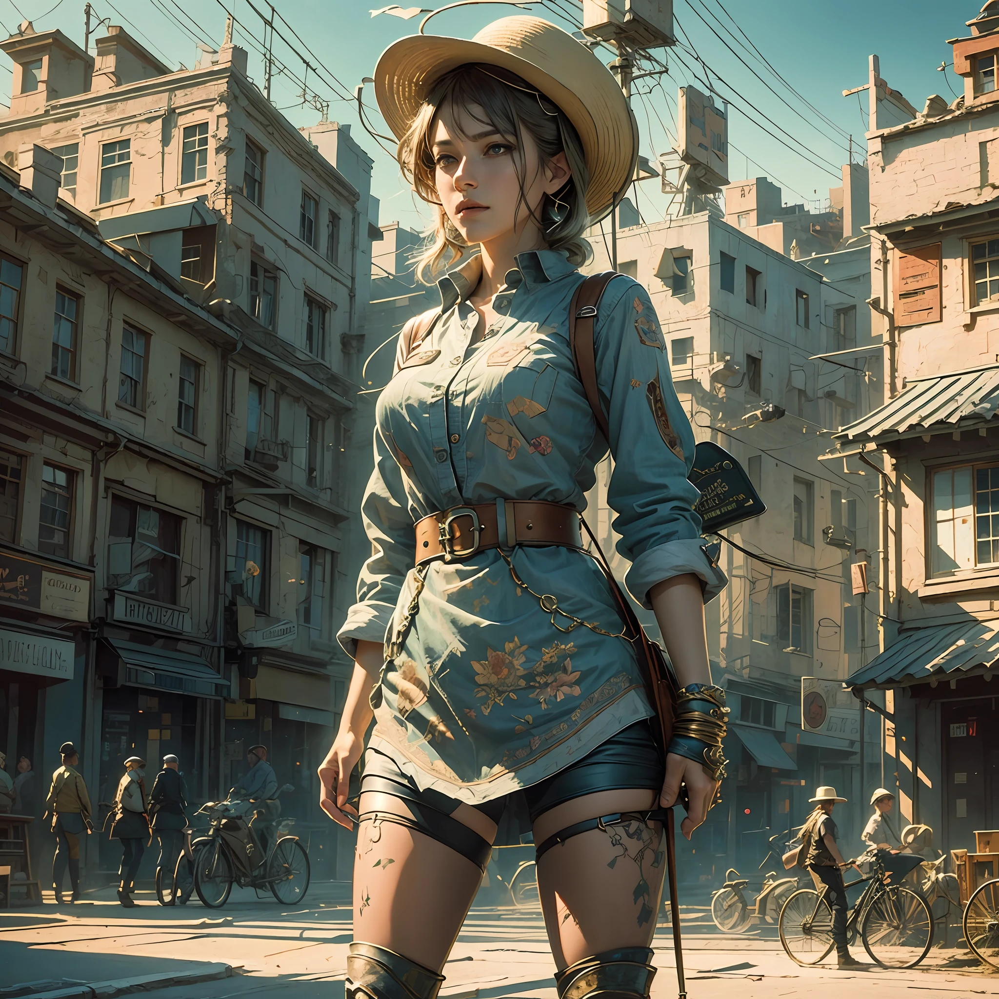 High-quality 4K image quality, beautiful lights and shadows, a sense of air, attractive scenes that leave a sense of youth, fine clothing, digital painting, detailed artwork, sharp focus, artistic depiction --auto --s2