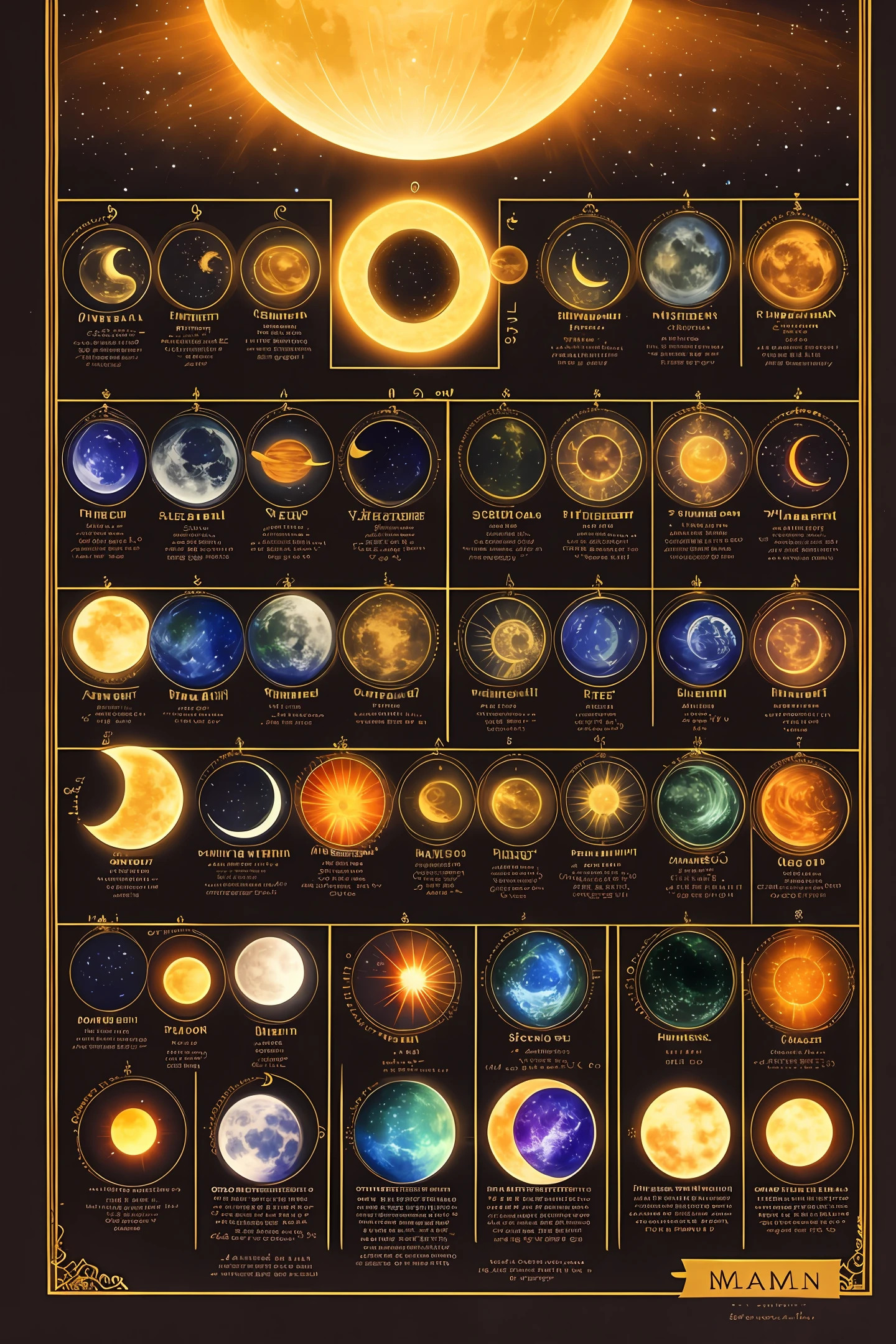 birth chart, angel, moon, sun, planet, heaven, blink