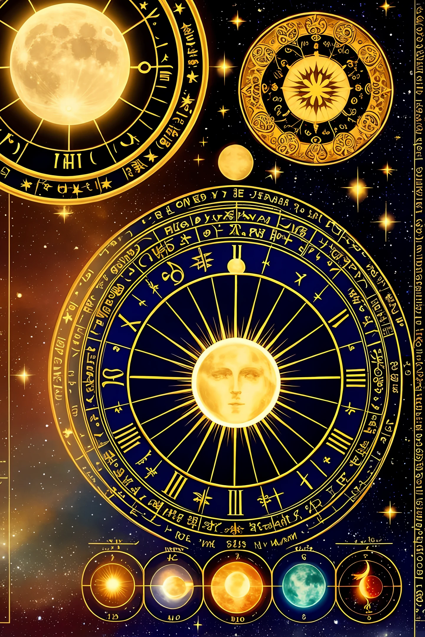birth chart, angel, moon, sun, planet, heaven, blink