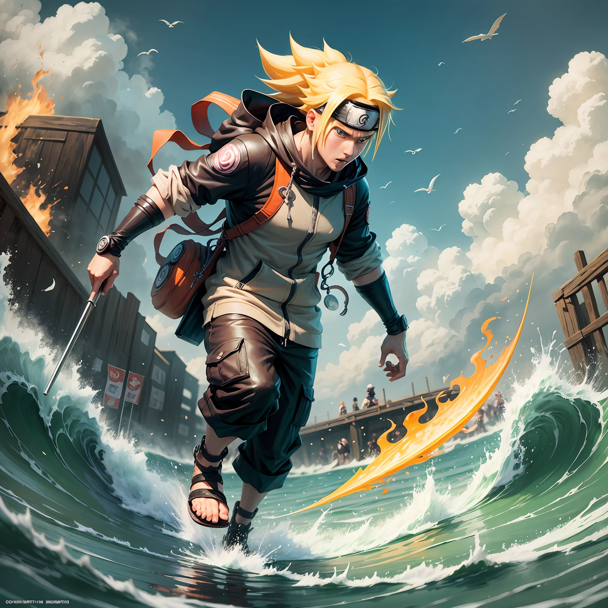 Naruto at squid march