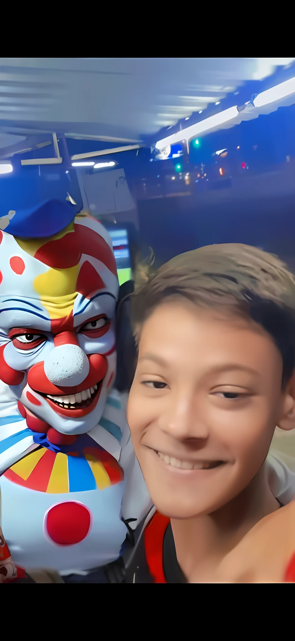 Put a picture of the clown it the thing