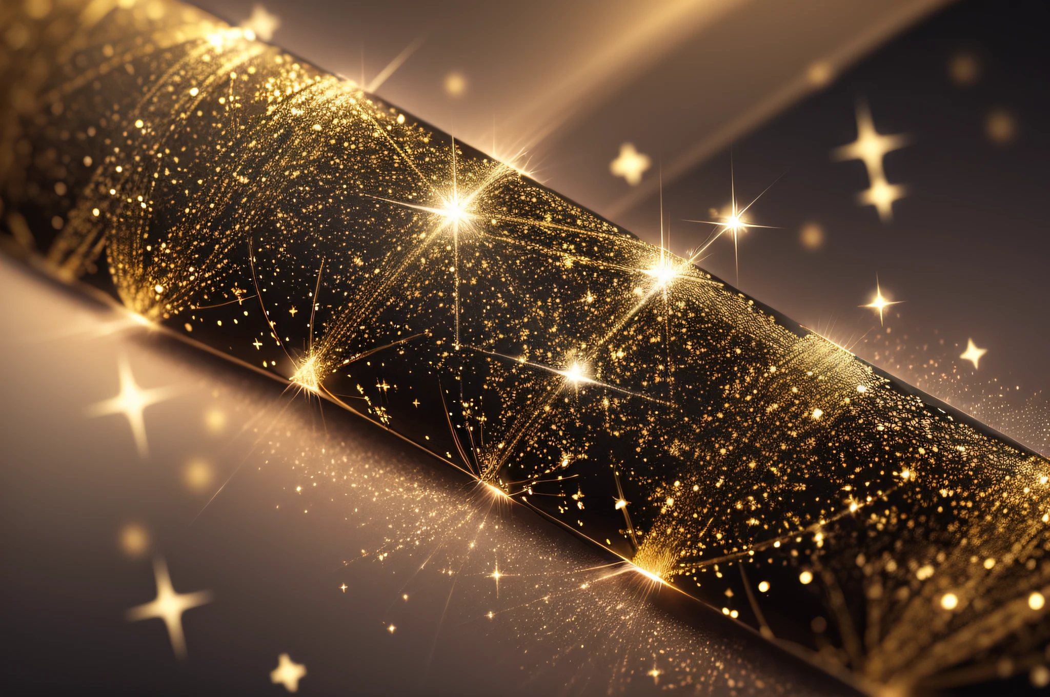 background of abstract glitter lights. gold and black. de focused. banner --auto --s2