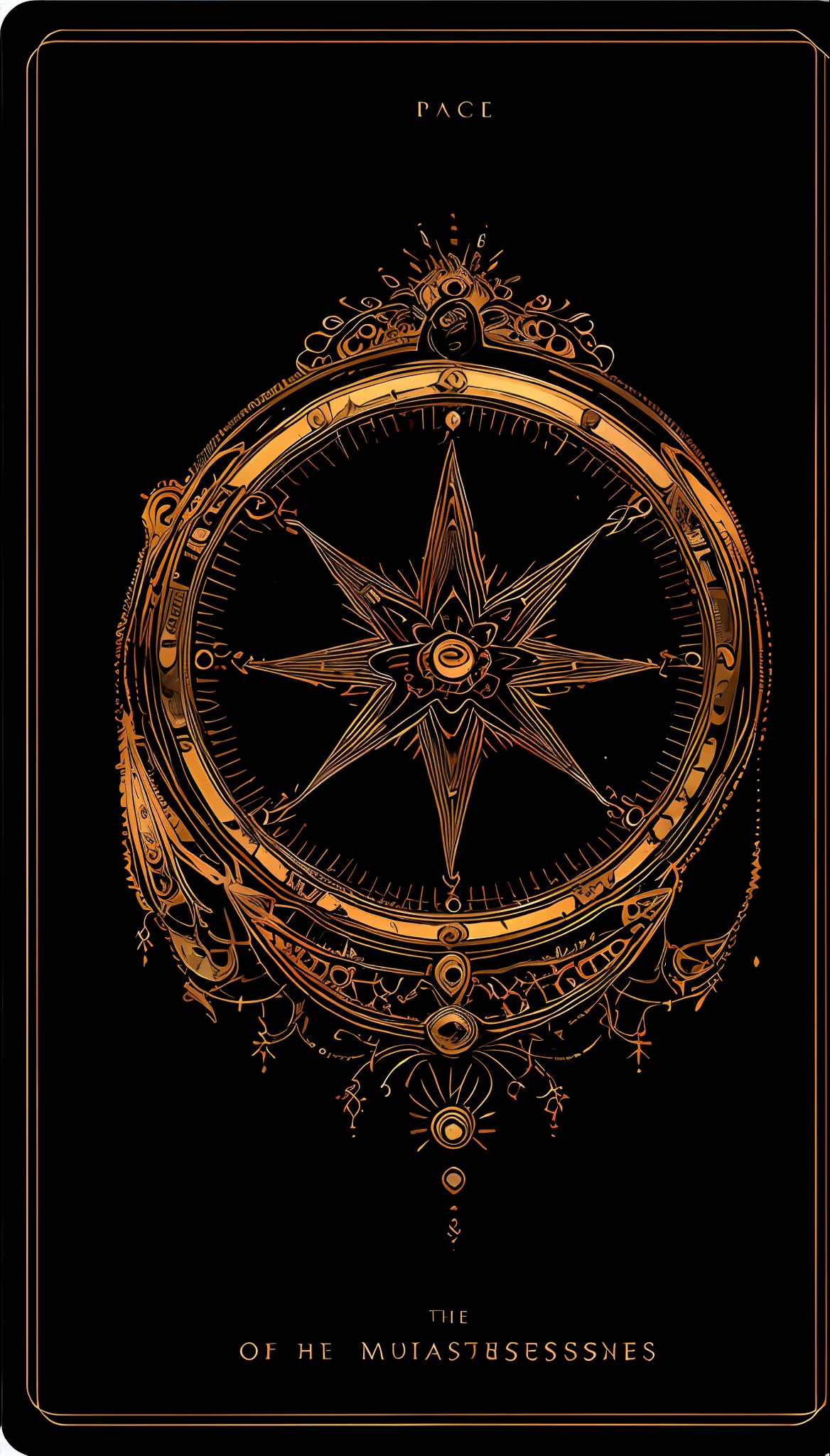realistic, (best quality, masterpiece:1.3), golden rose ,soul card, line, light particles, no humans,