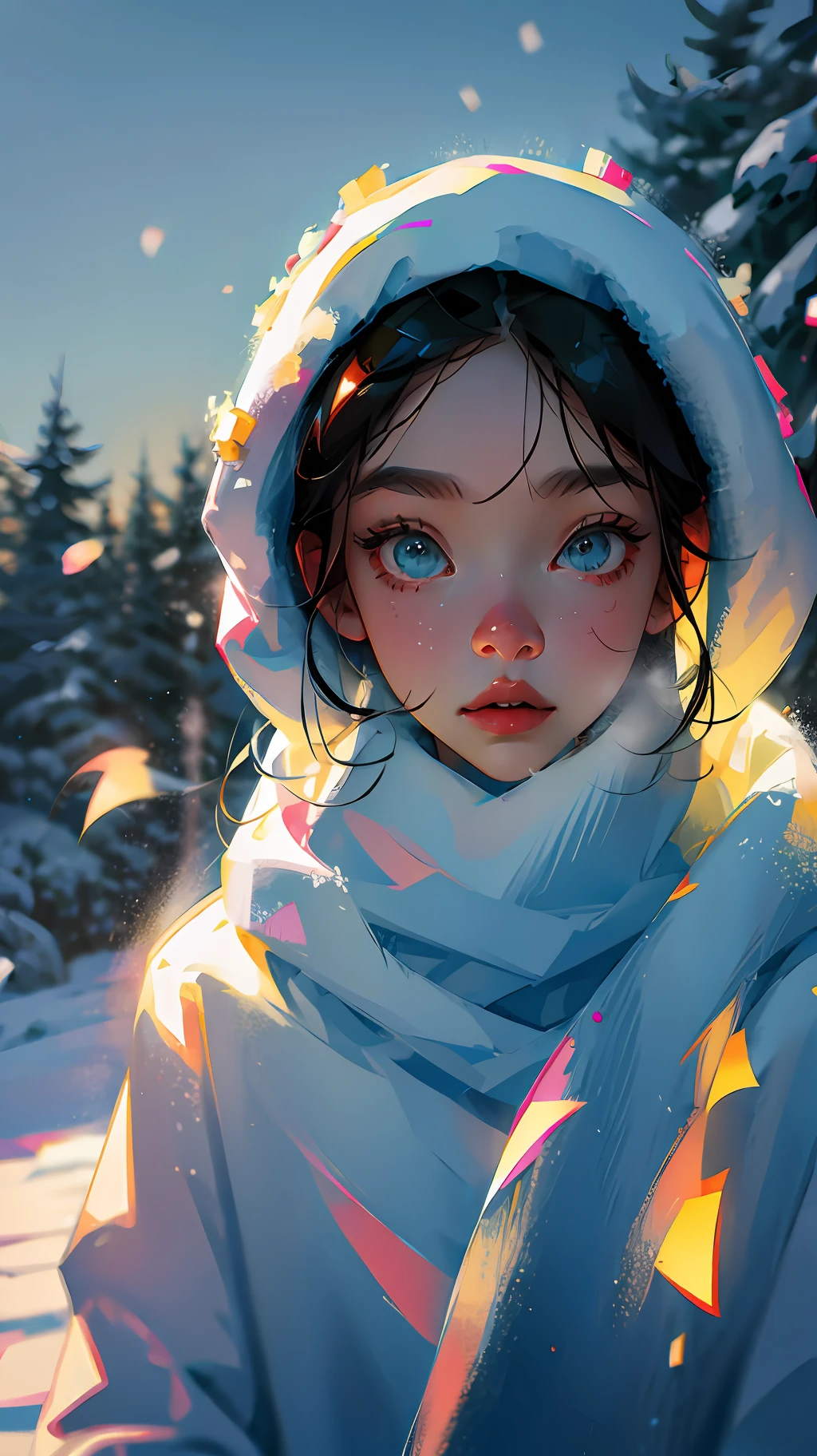 Snow, girl