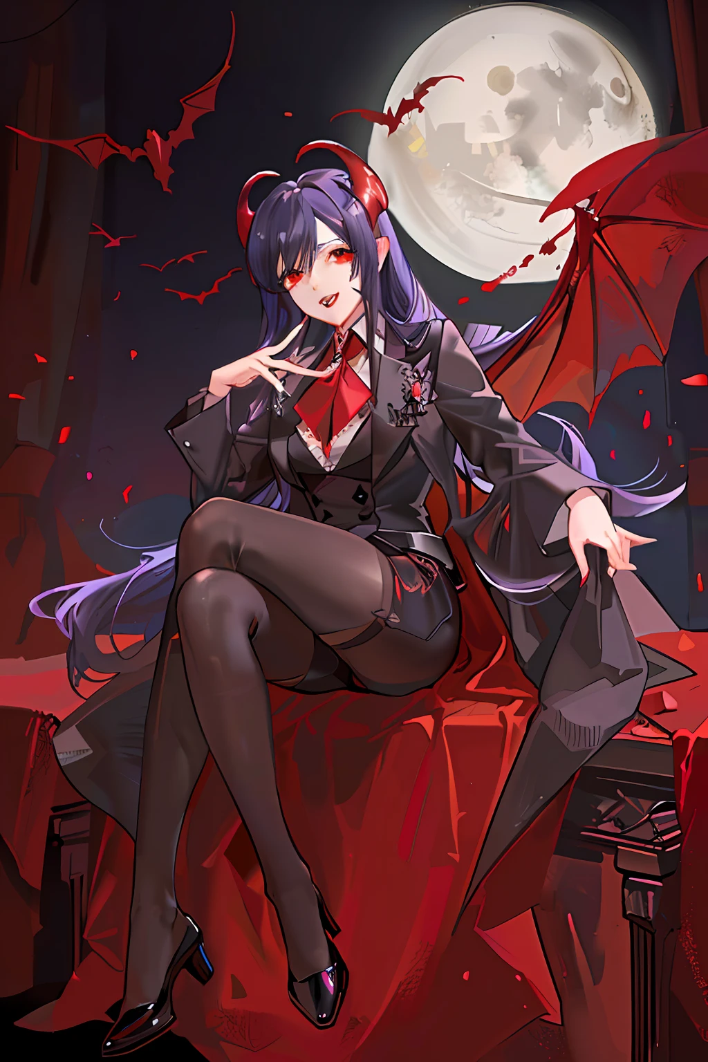 Undertaker as a demonic vampire