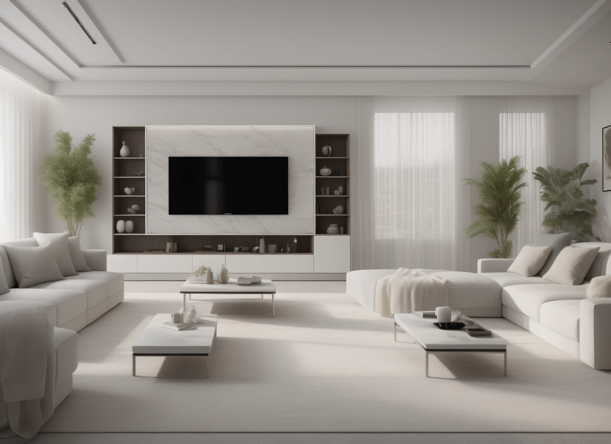 (masterpiece),(high quality), best quality, real,(realistic), super detailed, (full detail),(4k),8k,interior,Living room,white