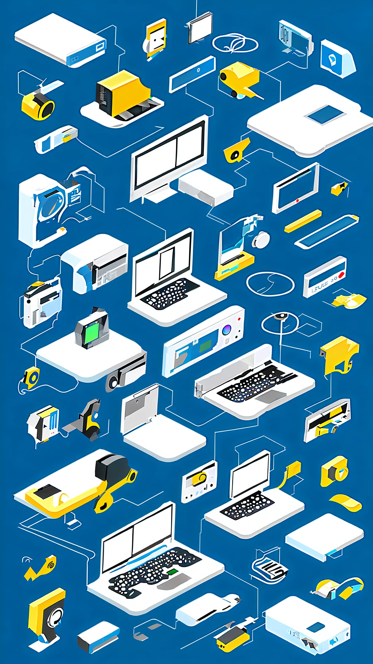 Technology, vectors, electronics