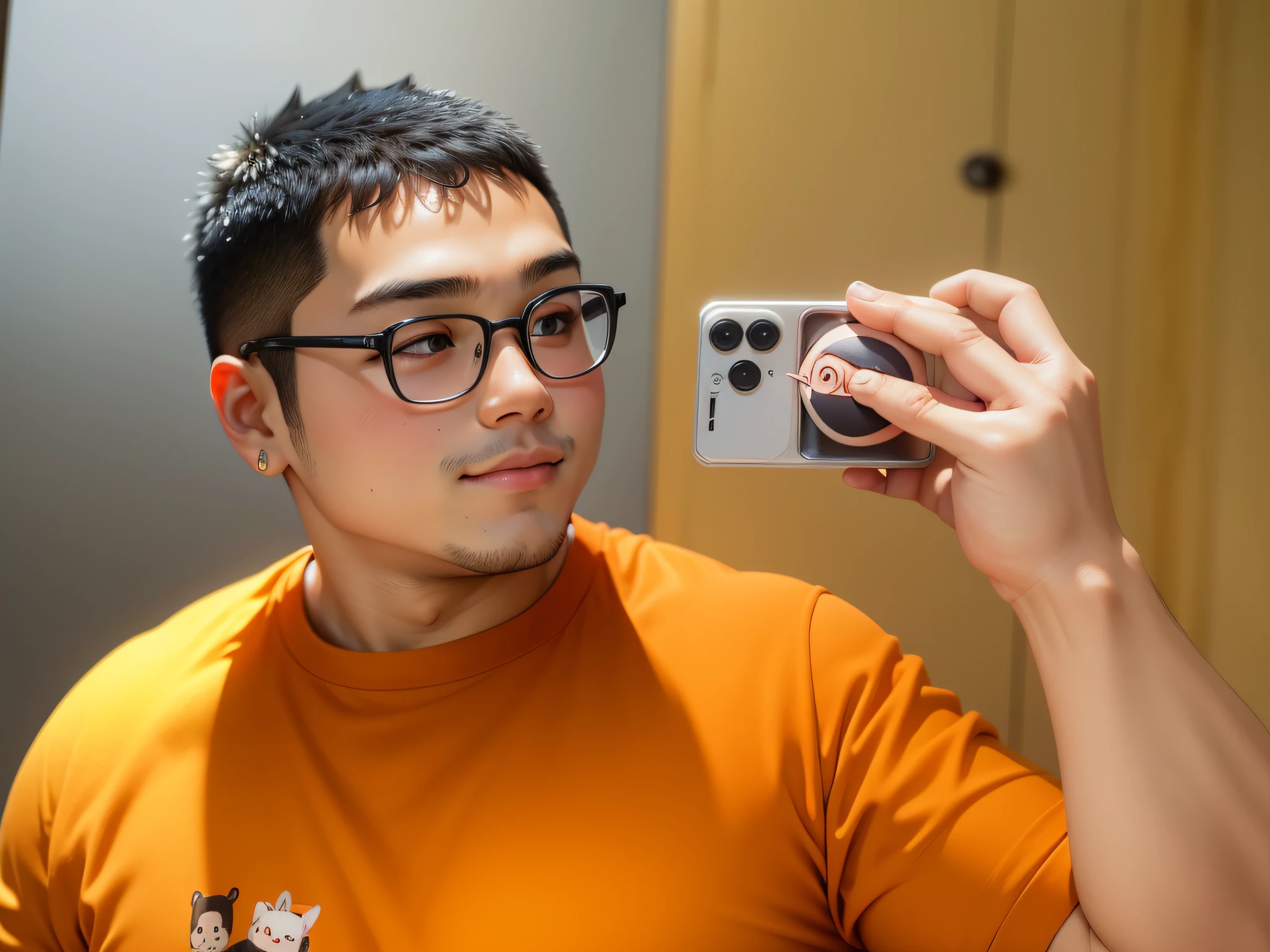 Round face, cheeks, muscles, cute --auto --s2