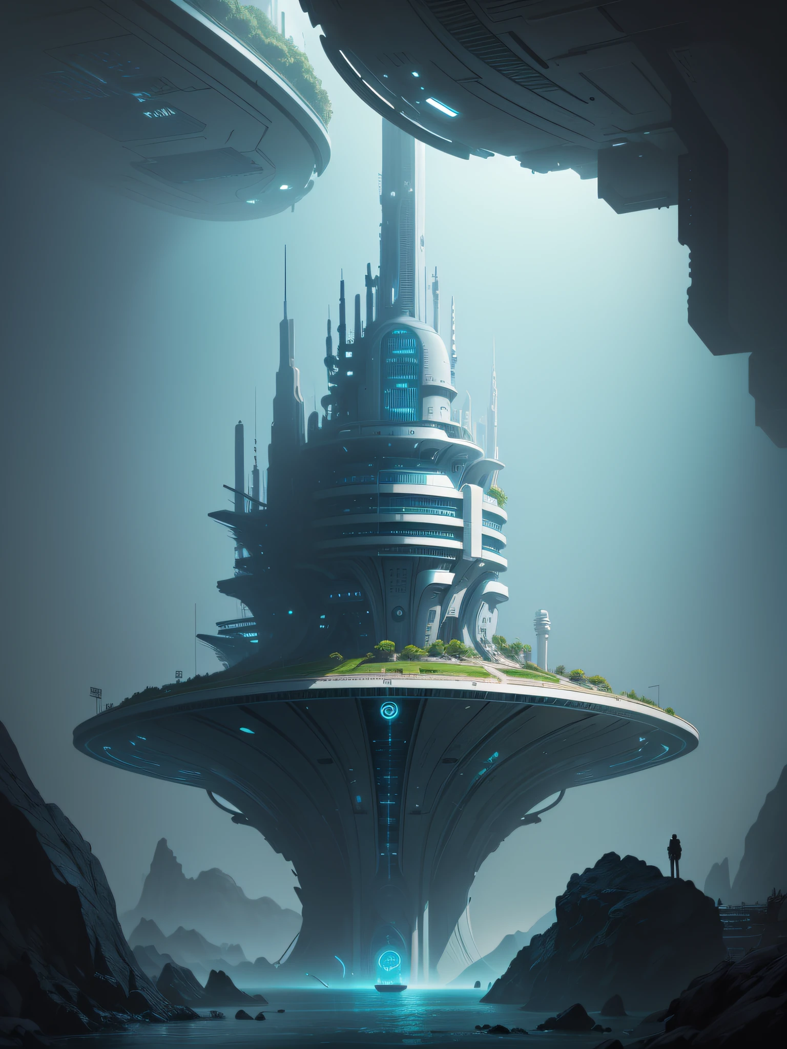 futuristic city, 24th century, undersea, shelter