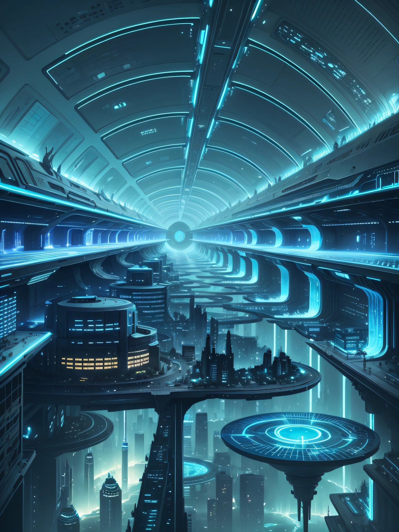 futuristic city, 24th century, undersea, undersea city, undersea, shelter, darkness, darkness