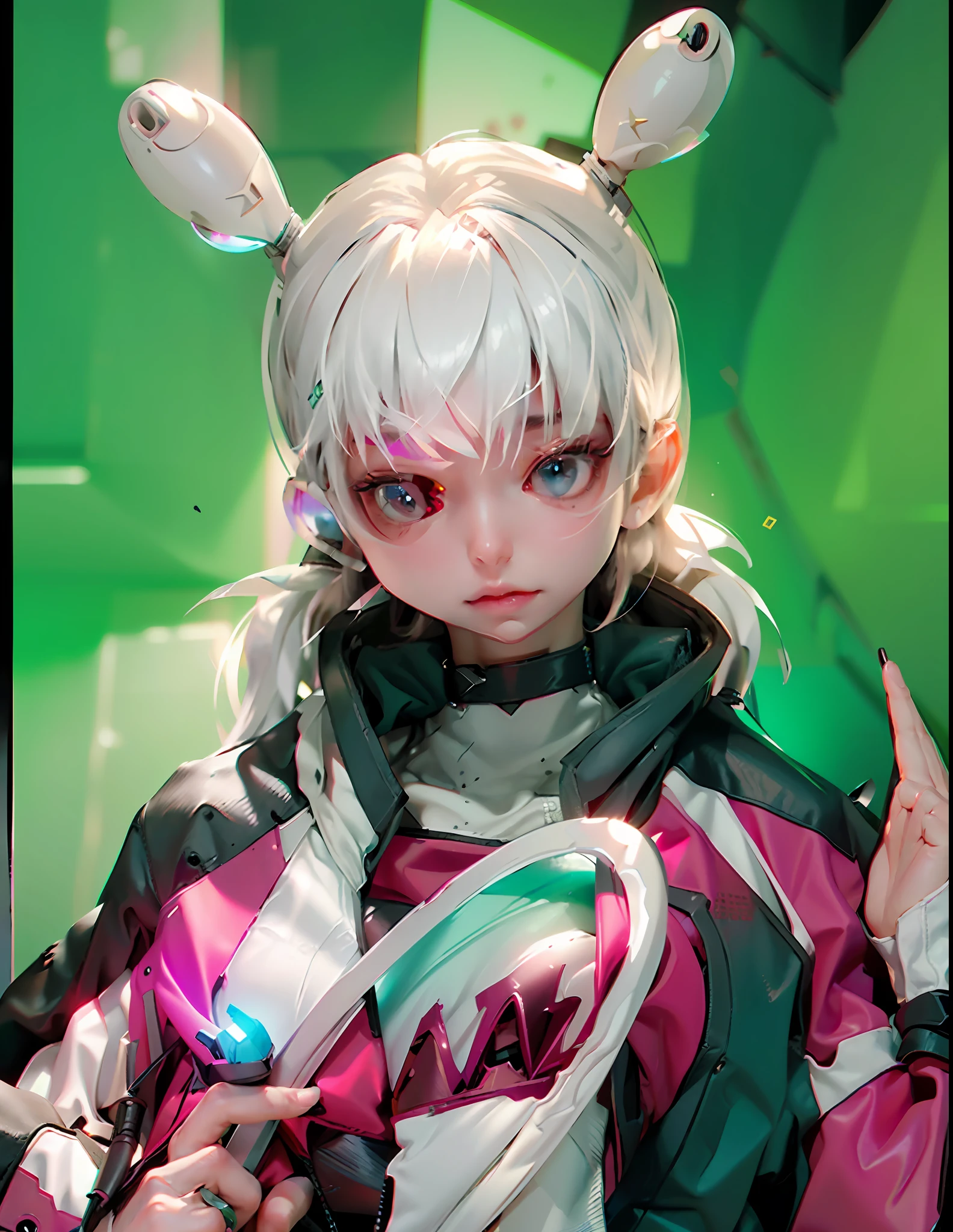 ((Best quality)), ((masterpiece)), (detailed:1.4), 3D, an image of a beautiful cyberpunk female,HDR (High Dynamic Range),Ray Tracing,NVIDIA RTX,Super-Resolution,Unreal 5,Subsurface scattering,PBR Texturing,Post-processing,Anisotropic Filtering,Depth-of-field,Maximum clarity and sharpness,Multi-layered textures,Albedo and Specular maps,Surface shading,Accurate simulation of light-material interaction,Perfect proportions,Octane Render,Two-tone lighting,Wide aperture,Low ISO,White balance,Rule of thirds,8K RAW,