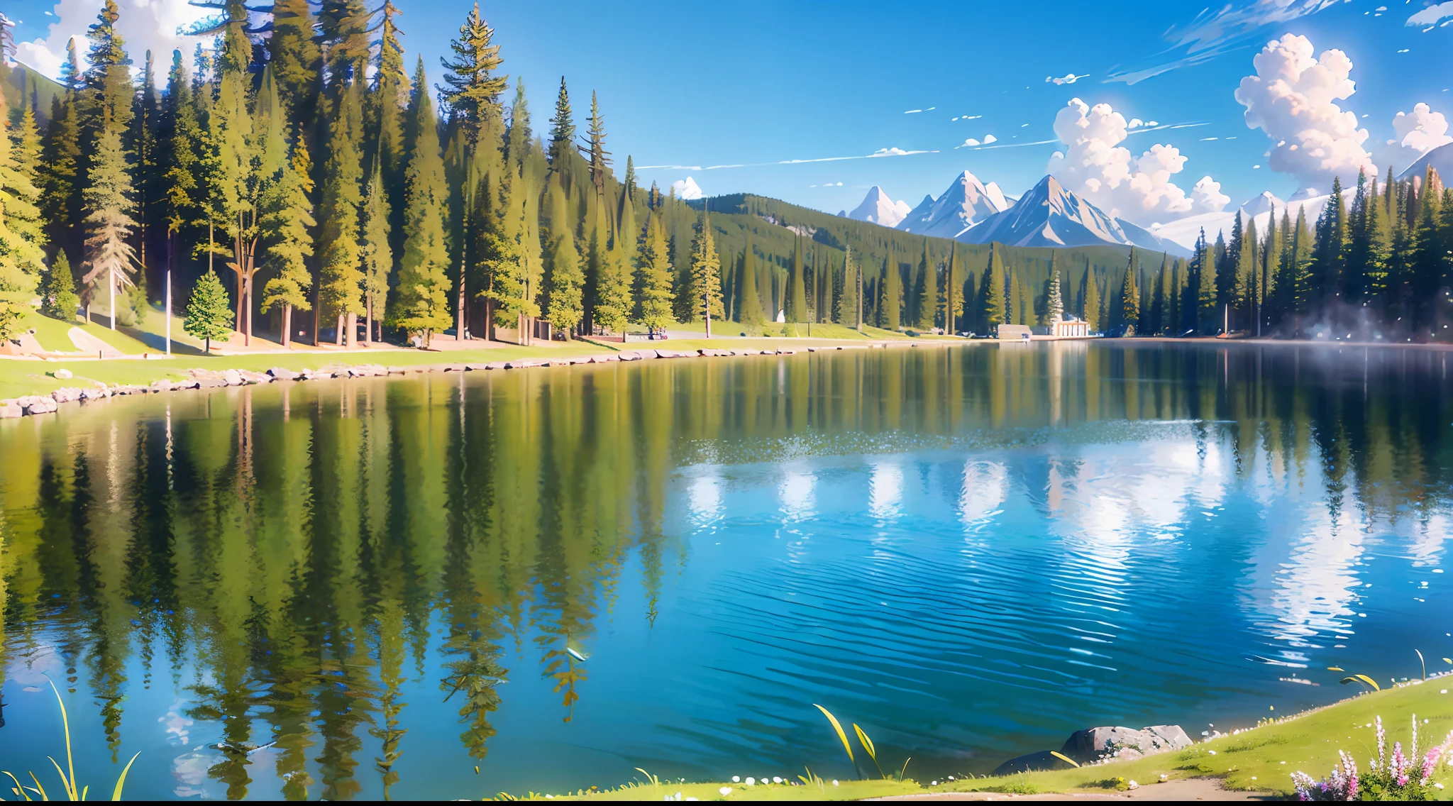 (masterpiece, photo-realism), in as much detail as possible, local attractions, Kenozersky National Park, reliable details, landscape photography, the prevailing style is hyperrealism,