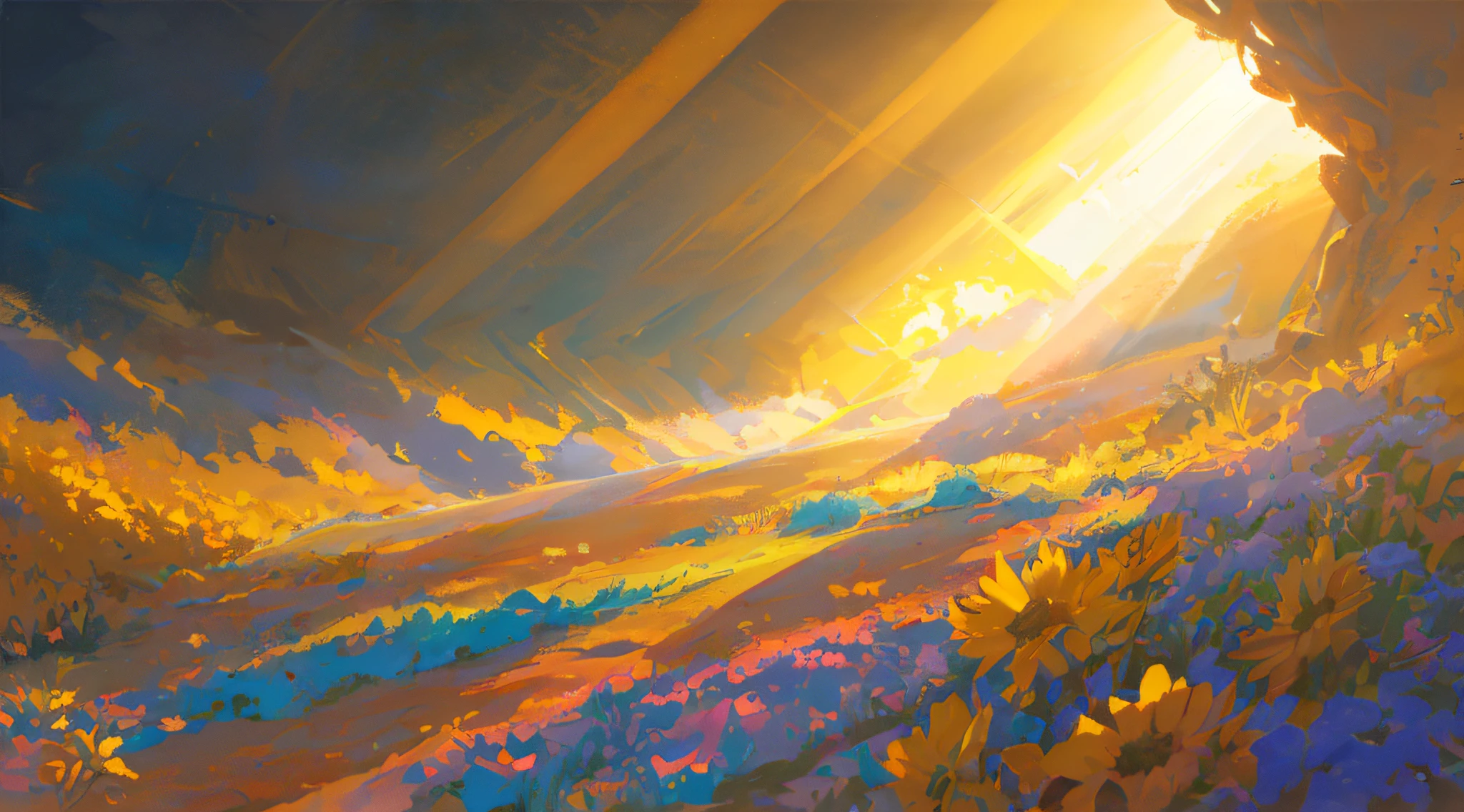 digital painting, best quality, ligne claire, vibrant colors, vivid colors, volumetric lighting. soft light, diffused lighting, radiant light rays, bloom, caustics, subsurface scattering, dreamlike,