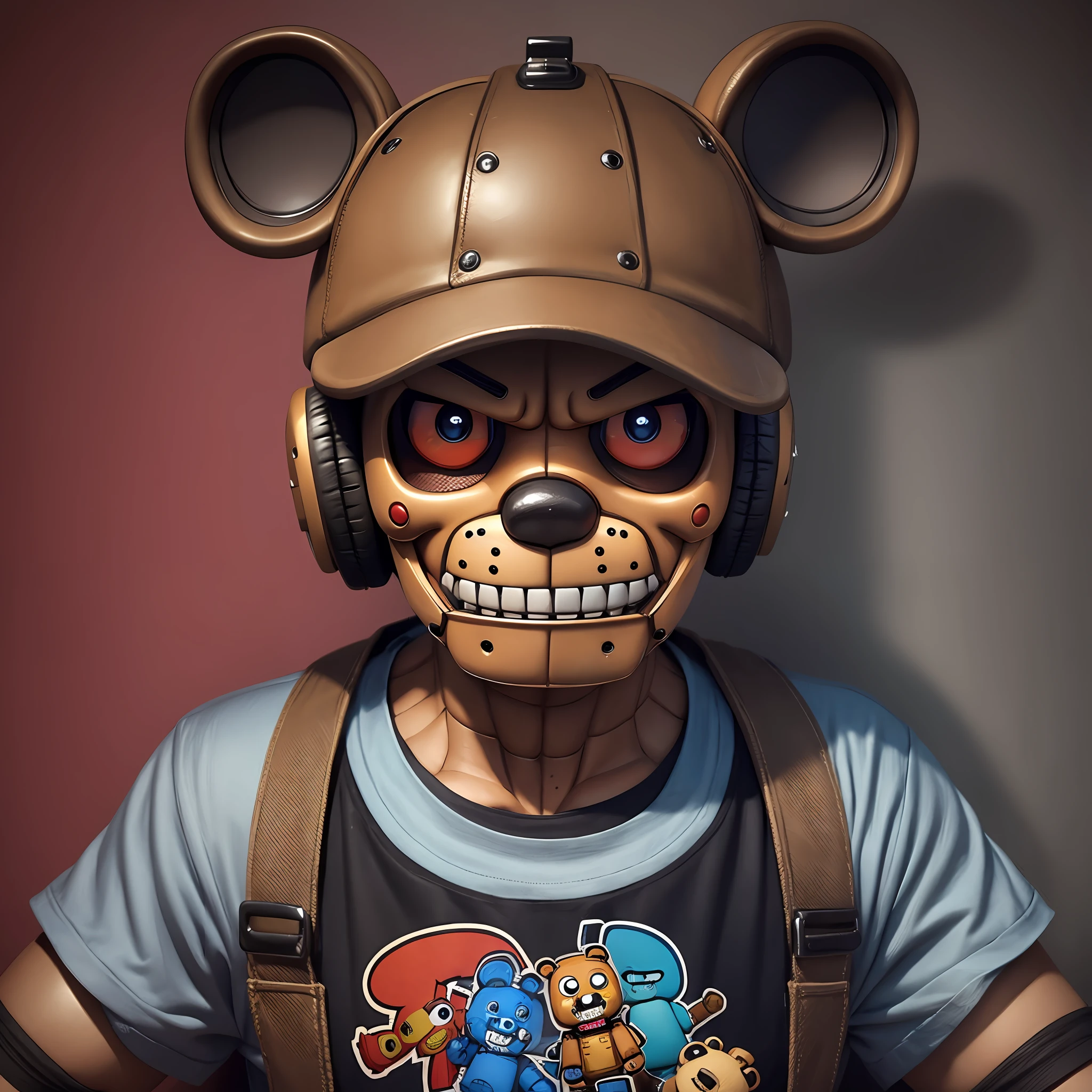 Freddy'sFive Nights at Freddy's humanoid styles for T-shirt prints --auto --s2