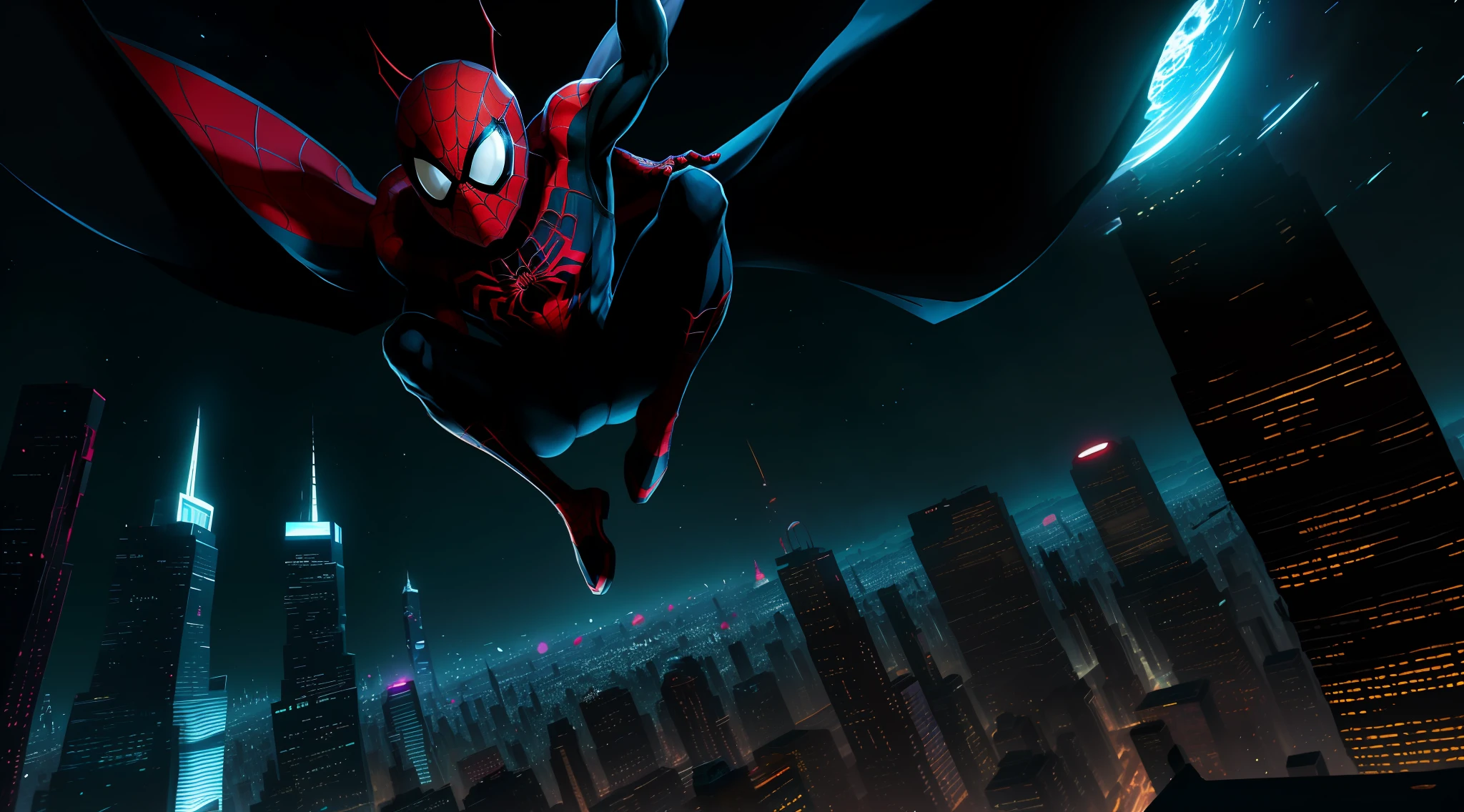 Discovering new dimensions, a unique adventure through several universes. Miles Morales is the hero who defies the laws of gravity in "Spider-Man in the Spider-Verse." Seeking the mysterious force that connects us, amid the chaos of a city that never sleeps, the story unfolds in a sequence of interdimensional leaps. Make mistakes, learn and grow, all while Miles becomes the hero his city needs.