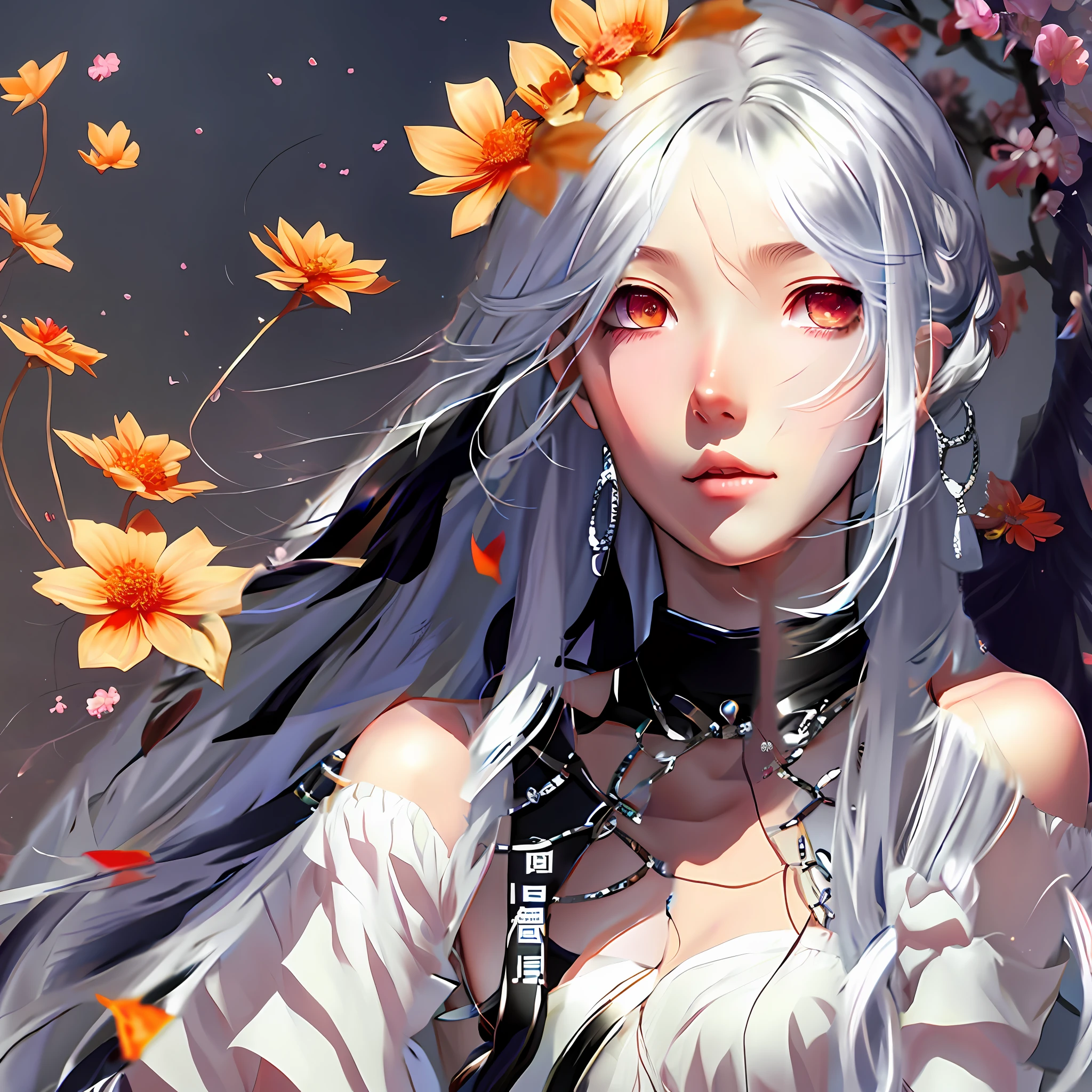 white hair