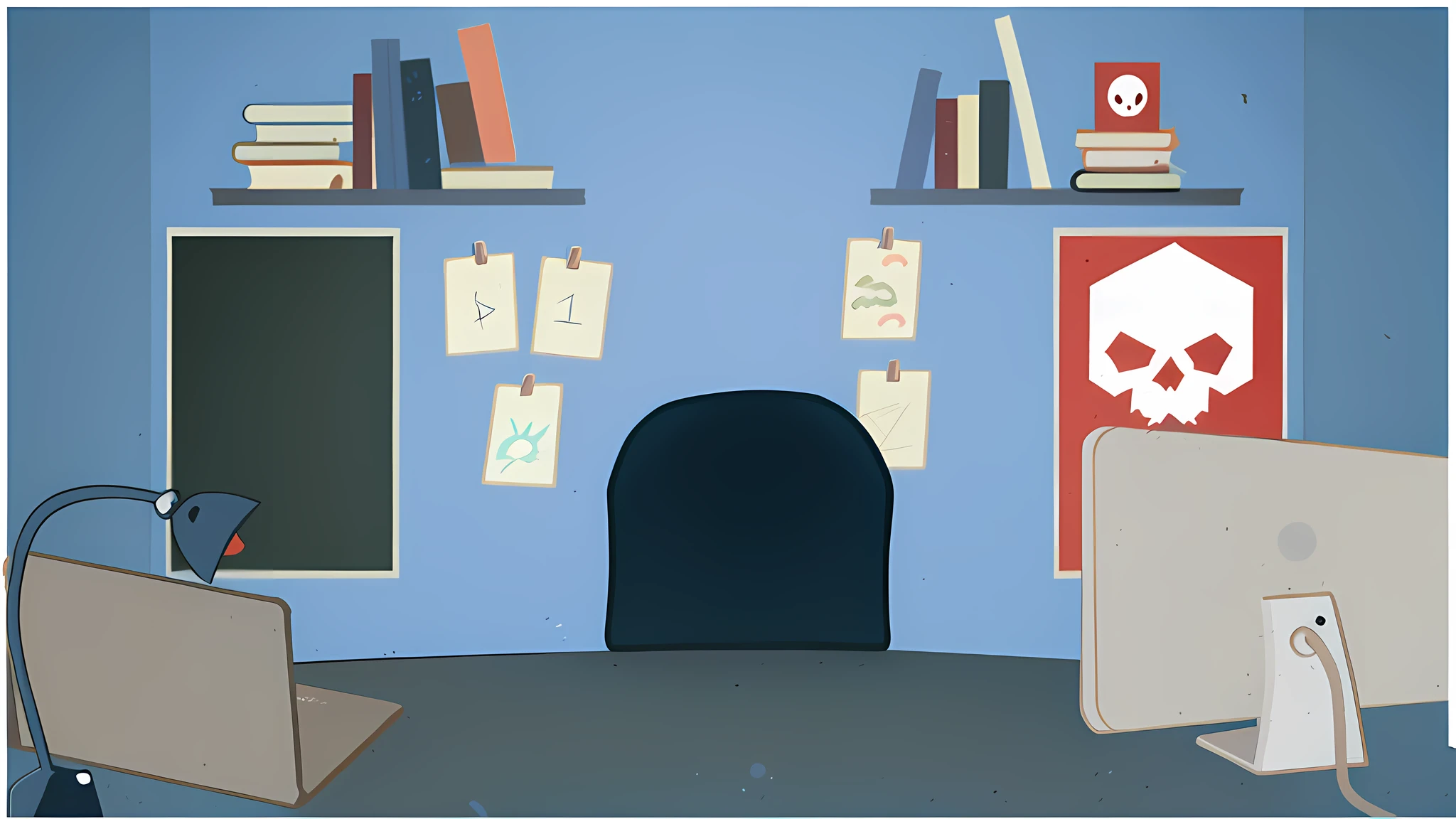 cartoon of a man with a beard sitting at a desk with a computer, corporate animation style, animated still, animation still, character animation, animation still screencap, animation style render, video animation, rotoscoped, 2 d - animation, digital 2d animation, 2d animation, 2 d animation, stopmotion animation, animation illustrative style, animated film still