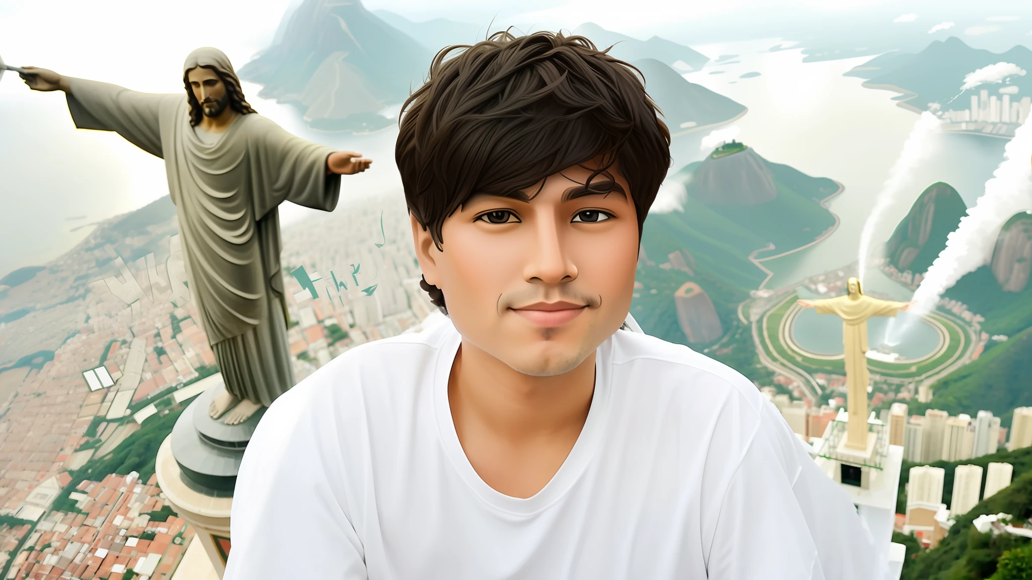 PLACE THE IMAGE OF CHRIST THE REDEEMER OF RIO DE JANEIRO, BRAZIL