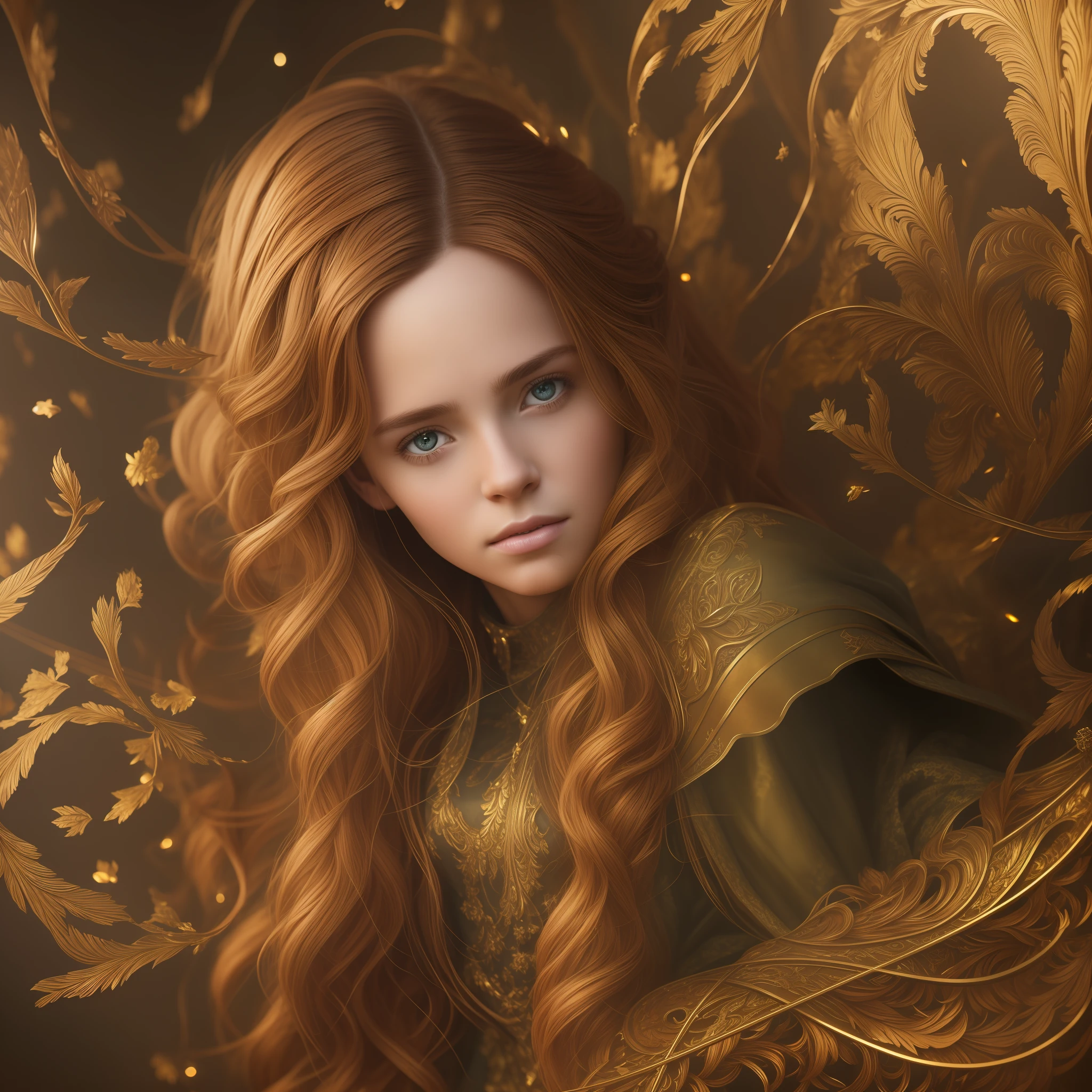 Hermione Granger, full body, griffindor room, witch, Hogwarts, detailed artistic photography, beautiful detailed face, dreamy, bright, backlit, glamour, brightness, shadows, oil on canvas, brushstrokes, smooth, ultra high definition, 8k, unreal engine 5, ultra sharp focus, artgerm, loish, sf, intricate art masterpiece, menacing, matte paint movie poster, golden proportion, trends in cgsociety, intricate, epic, highly detailed, vibrant, cinematic character rendering production, ultra high quality model --auto --s2