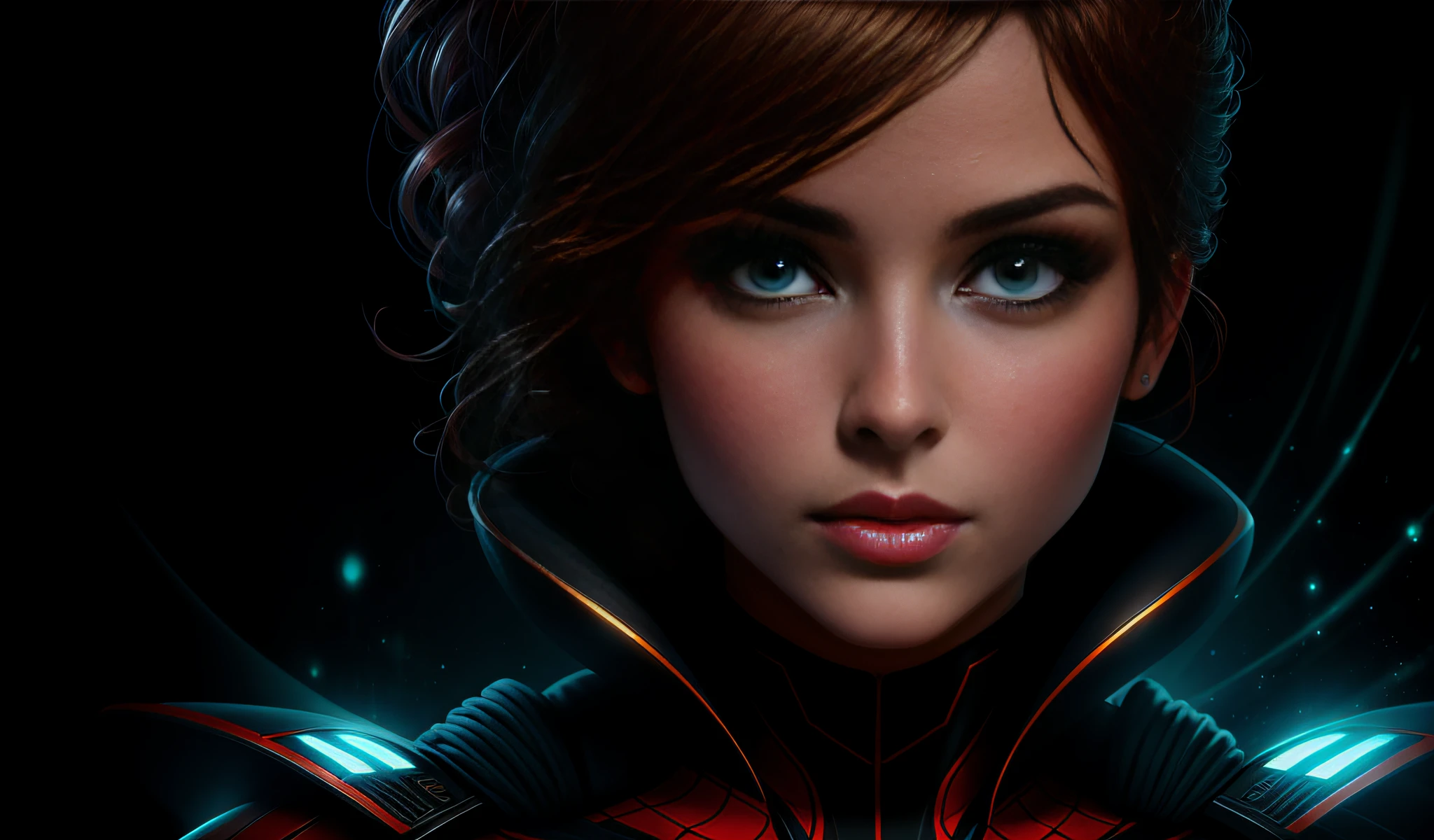 (Award-winning digital art: 1.3) from (Sketch: 1.3),(Energetic:1.3) cheryl cole Spiderwoman, EmmaRob,CGSociety,ArtStation,(Saturated:1.3),(next portrait:1.3),(Female:1.4),(gorgeous: 1.4),(eye-catching:1.3),beautiful,calendar stance,perfectly detailed eyes,studio lighting,themed background