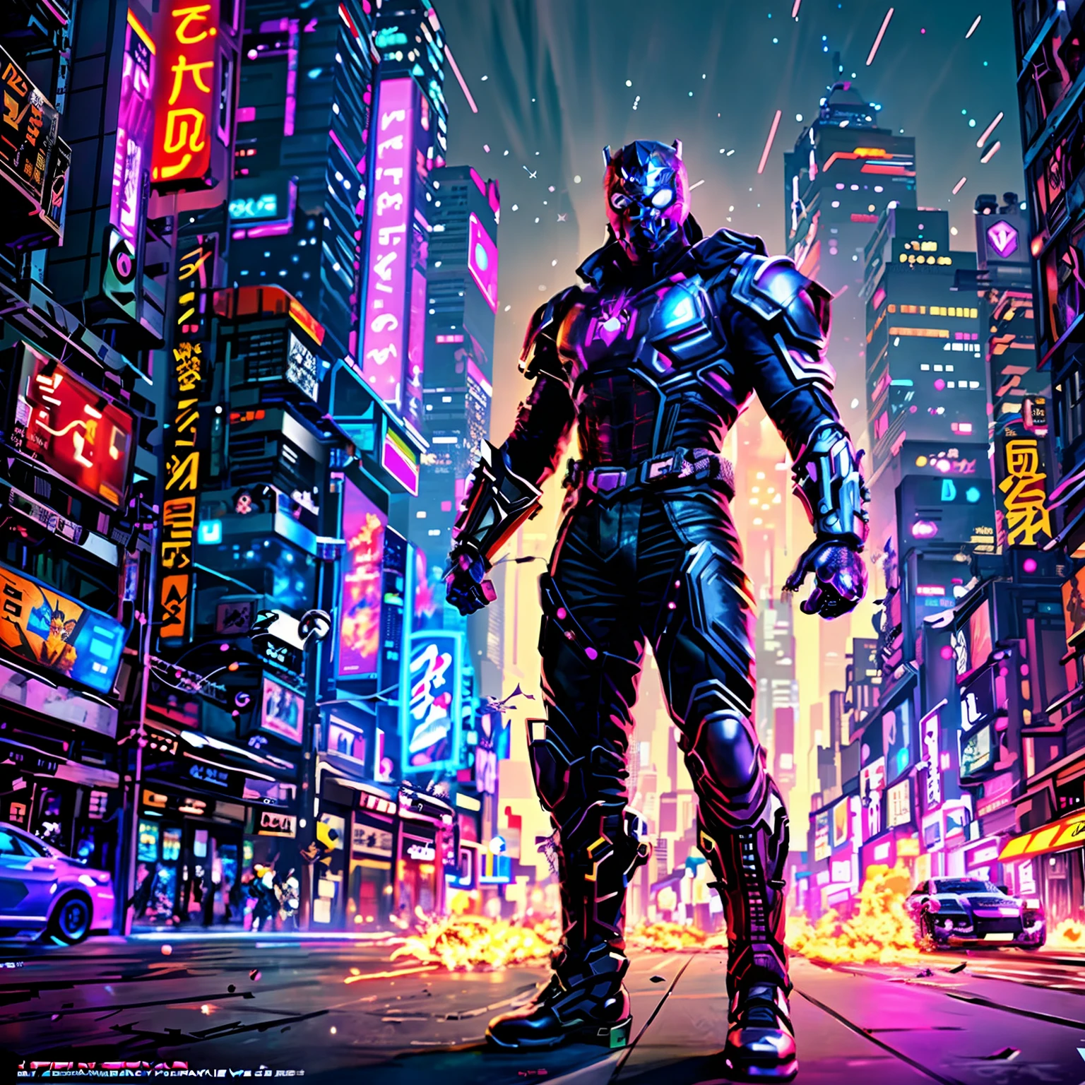 Spider-Man Cyberpunk Studio gibli