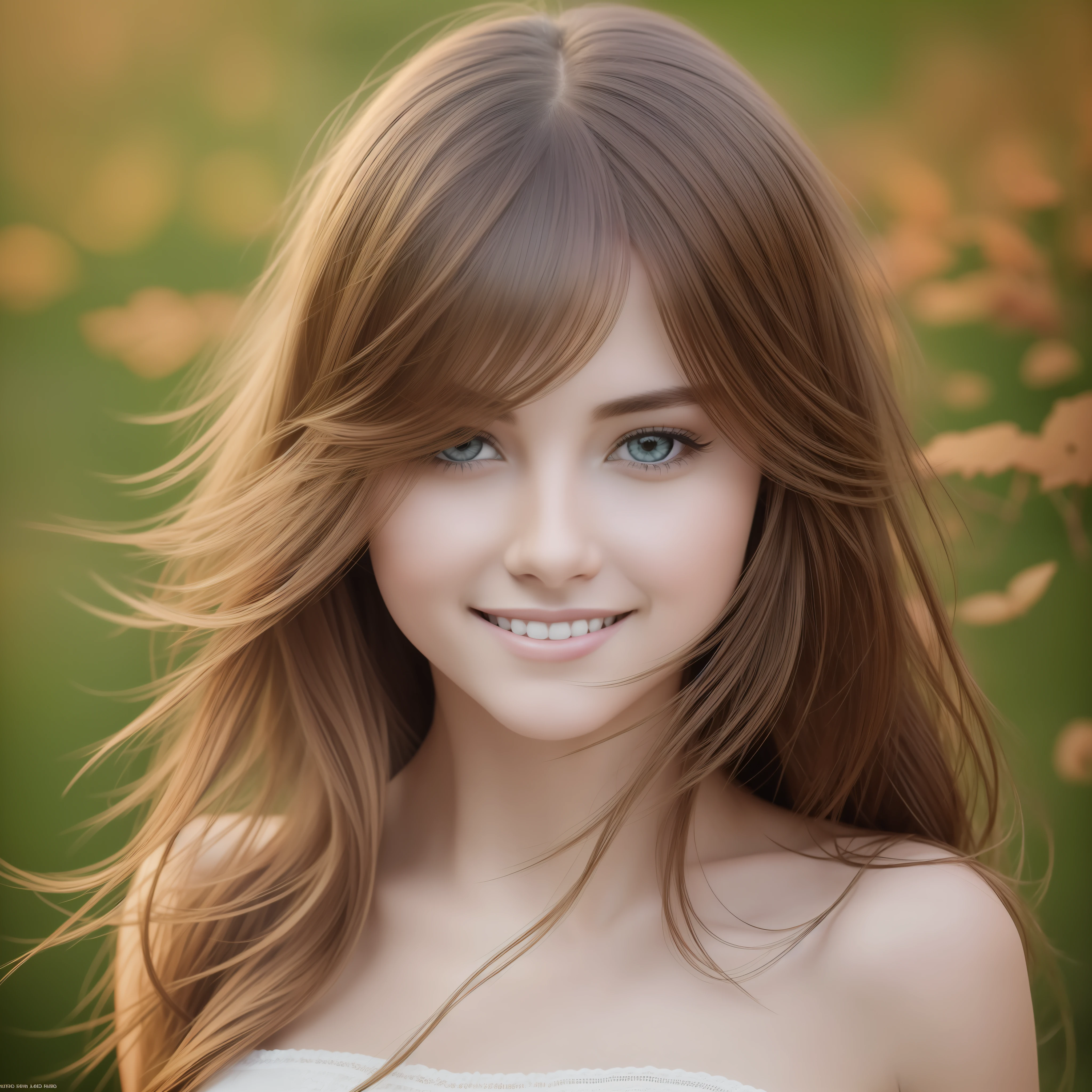 (8k, RAW photo, best quality, masterpiece: 1.2), (realistic, photorealistic photo: 1.37), ultra detail, super high resolution, 1 girl, looking at the viewer, beautiful detail face, smile, narrow, (thin waist: 1.3), shirt, beautiful detail skin, skin texture, floating hair, professional lighting, --auto --s2