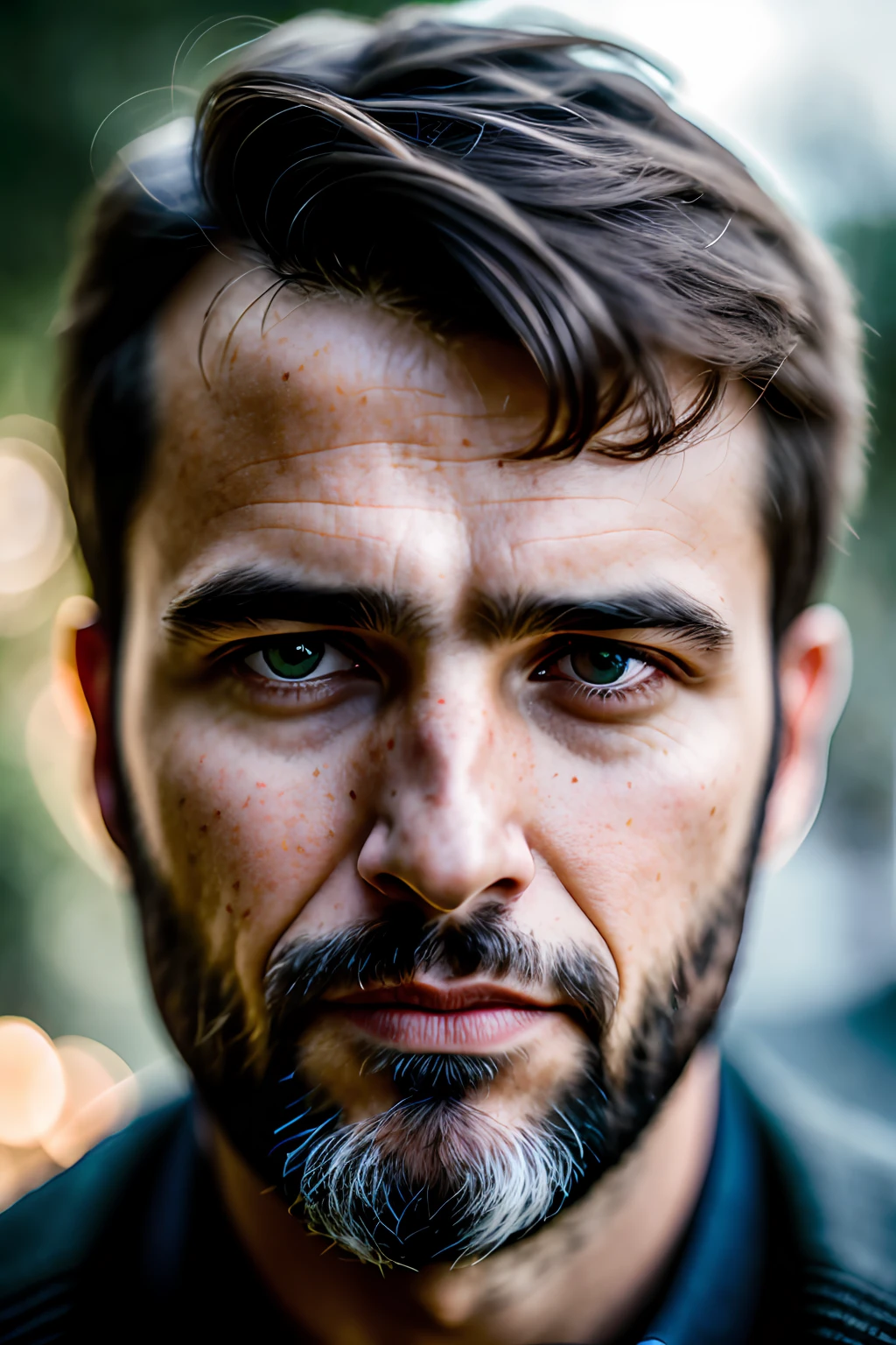 Portrait, face facing, cinematic photo of a Catalan male theologian, cinematic lighting, depth of field, bokeh, realism, photorealistic, hyperrealism, professional photography, uhd, dslr, hdr, ambient occlusion, iris and pupil rendering, advanced color classification, Nvidia RTX RayTracing