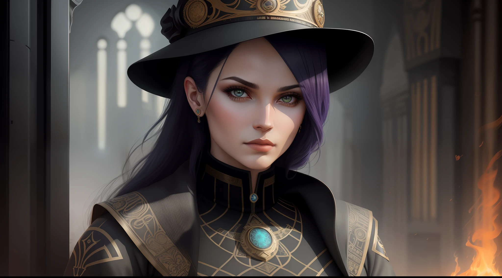 Portrait of beautiful female industrial 1900s gangster, perfect detailed face, detailed symmetric circular iris, realistic, stunning realistic photograph italian mafia character, 3d render, octane render, intricately detailed, cinematic, trending on artstation, Isometric, Centered hipereallistic cover photo, awesome full color, hand drawn, dark, gritty, mucha, klimt, erte 12k, hight definition, cinematic, neoprene, behance contest winner, portrait featured on unsplash, stylized digital art, smooth, ultra high definition, 8k, unreal engine 5, ultra sharp focus, intricate artwork masterpiece, ominous, epic, TanvirTamim, trending on artstation, by artgerm, h. r. giger and beksinski, highly detailed, vibrant