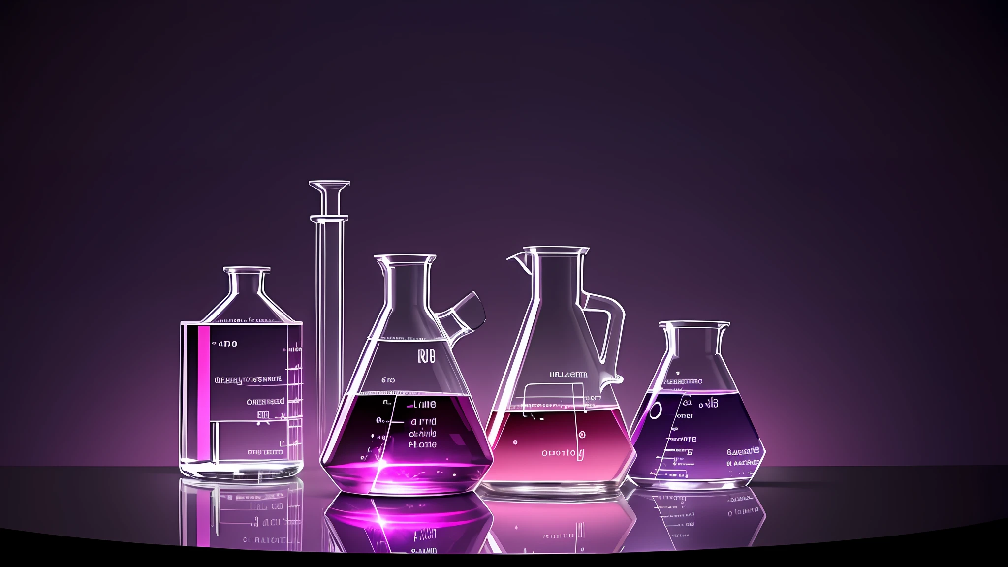 legendary chemistry lab, aesthetic, pastel colors, purple, pink, grey, night sky, chiaroscuro, vector art,