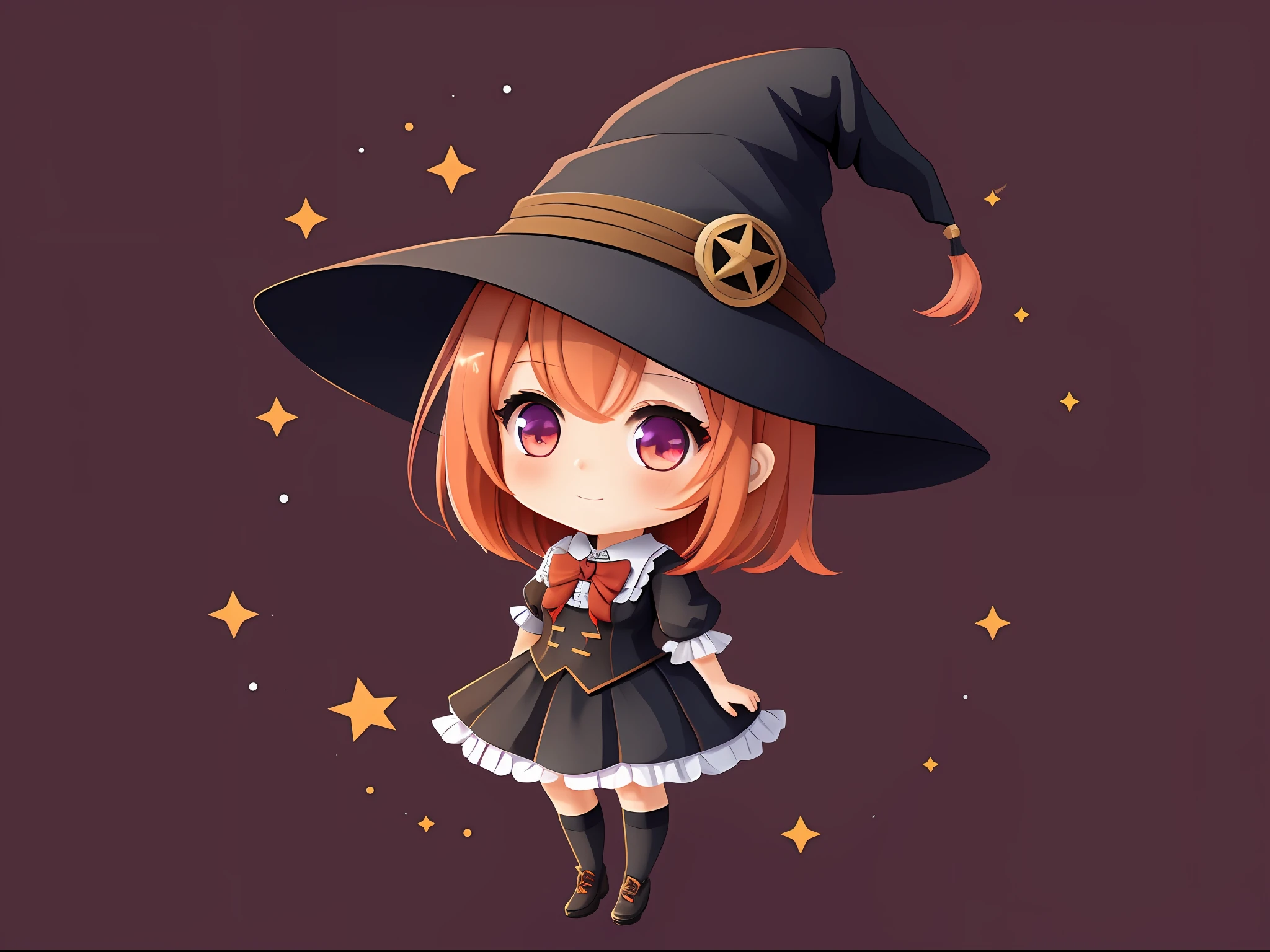 a chibi witch outfit character --auto --s2