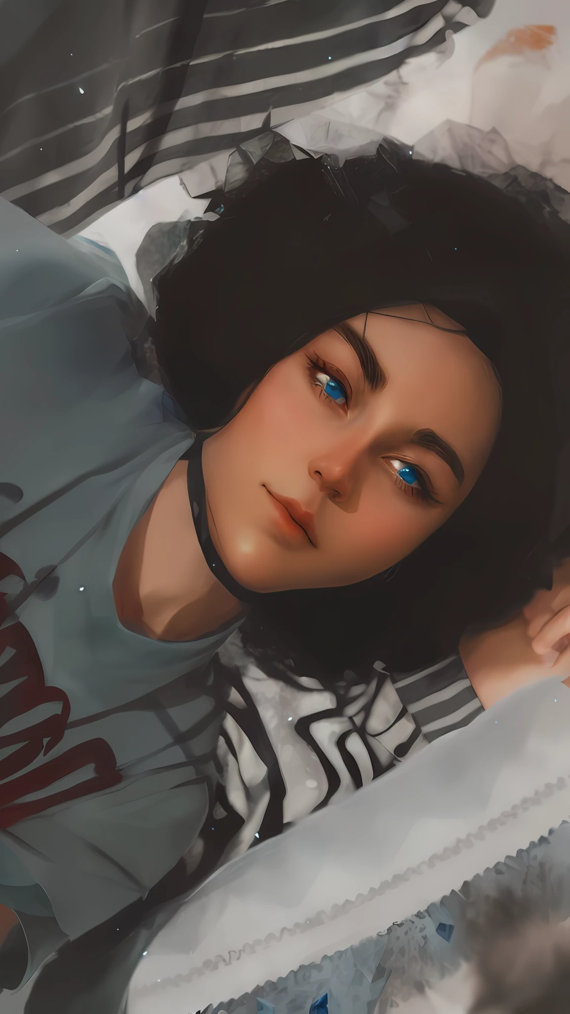 Blue diamond eyes